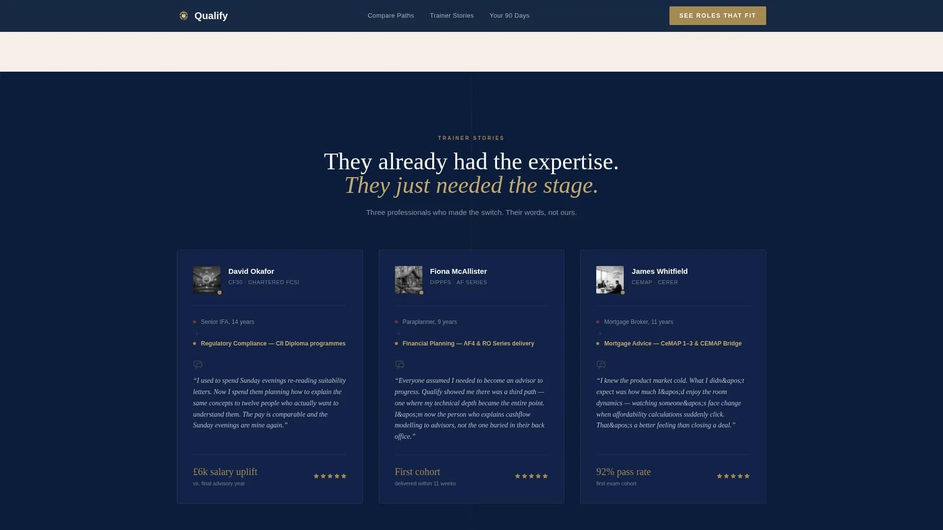 Authority - Training Services Landing page Template