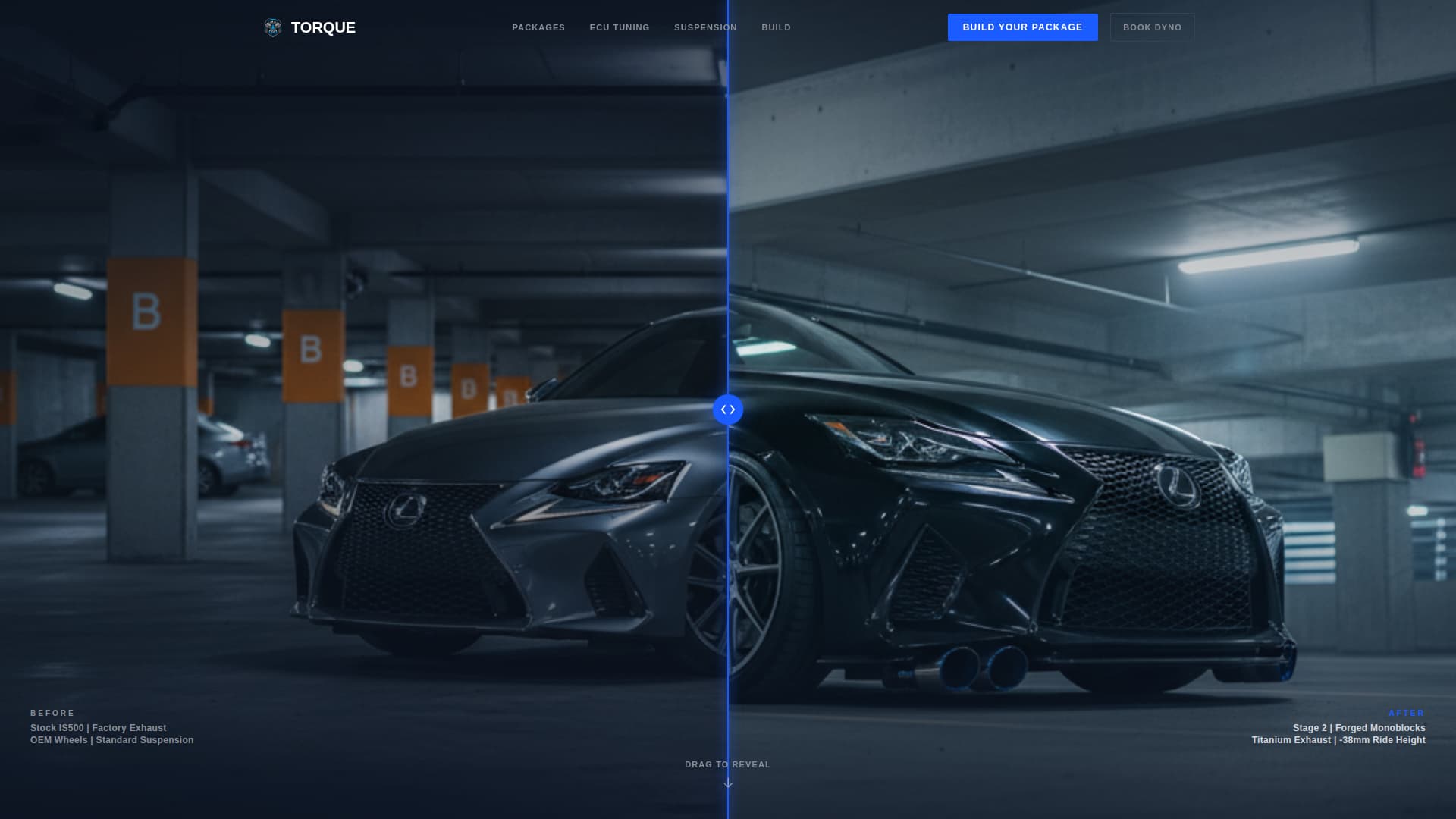 Torque - Highperformance Lexus Landing Page Template