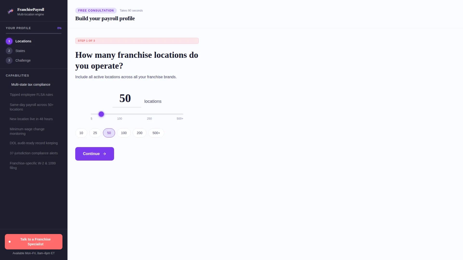 Operations - Payroll Services Landing page Template