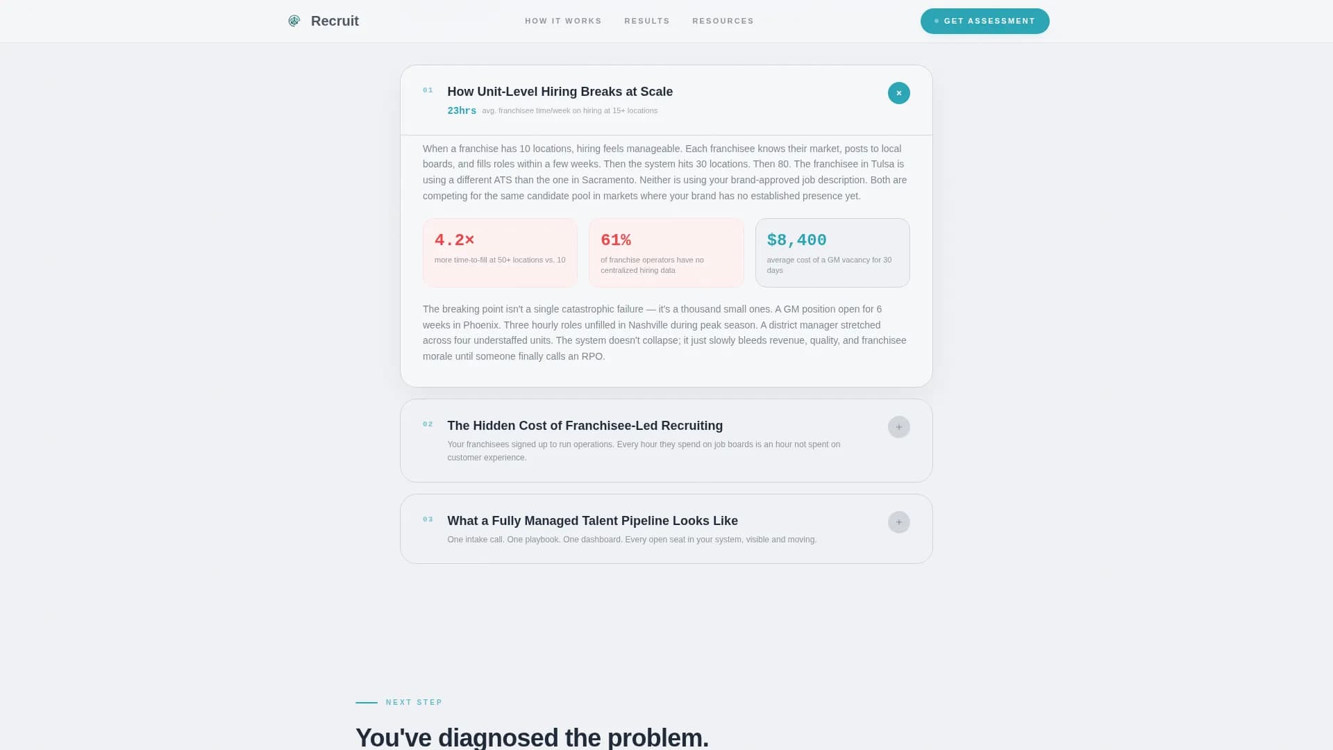Recruit - Scalable Franchise Landing Page Template