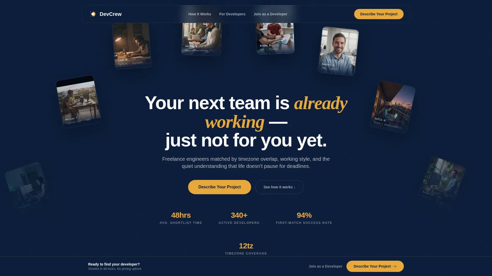 Deploy - Developer Marketplace Landing page Template
