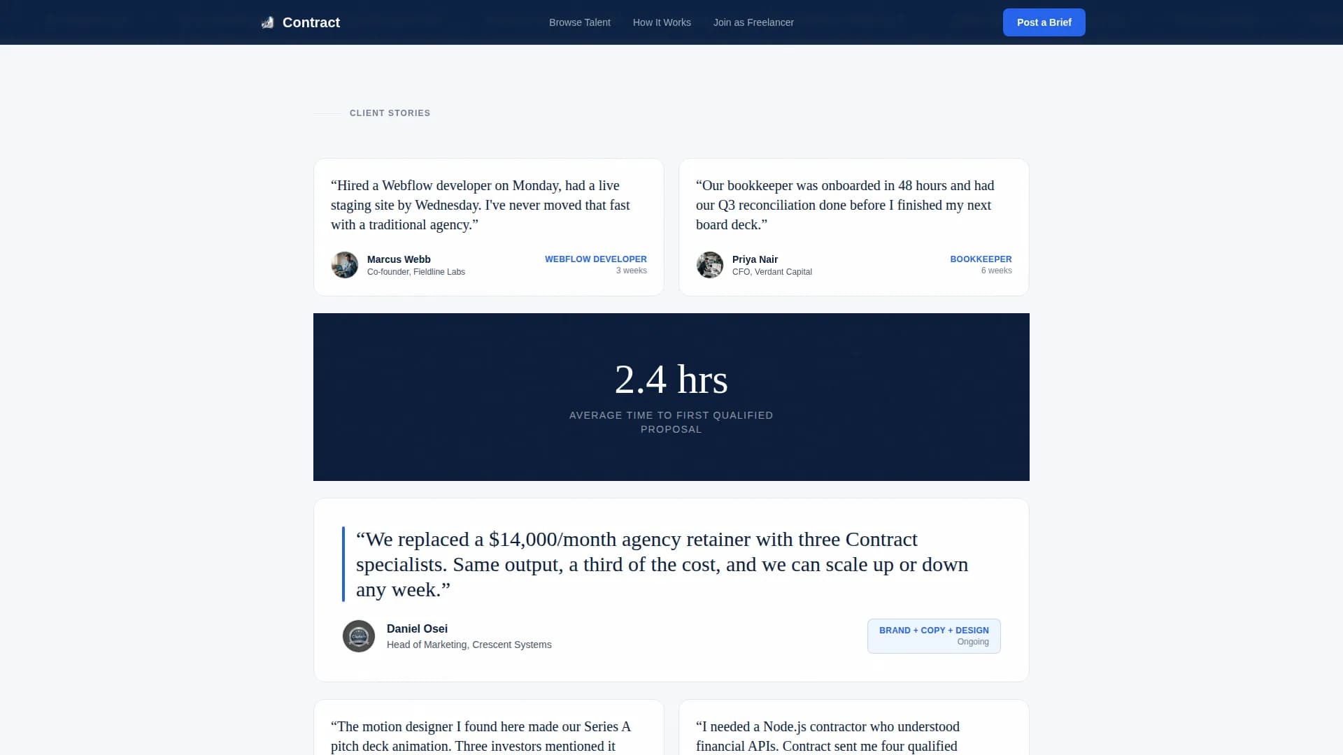 Talent - Freelance Marketplace Landing page Template