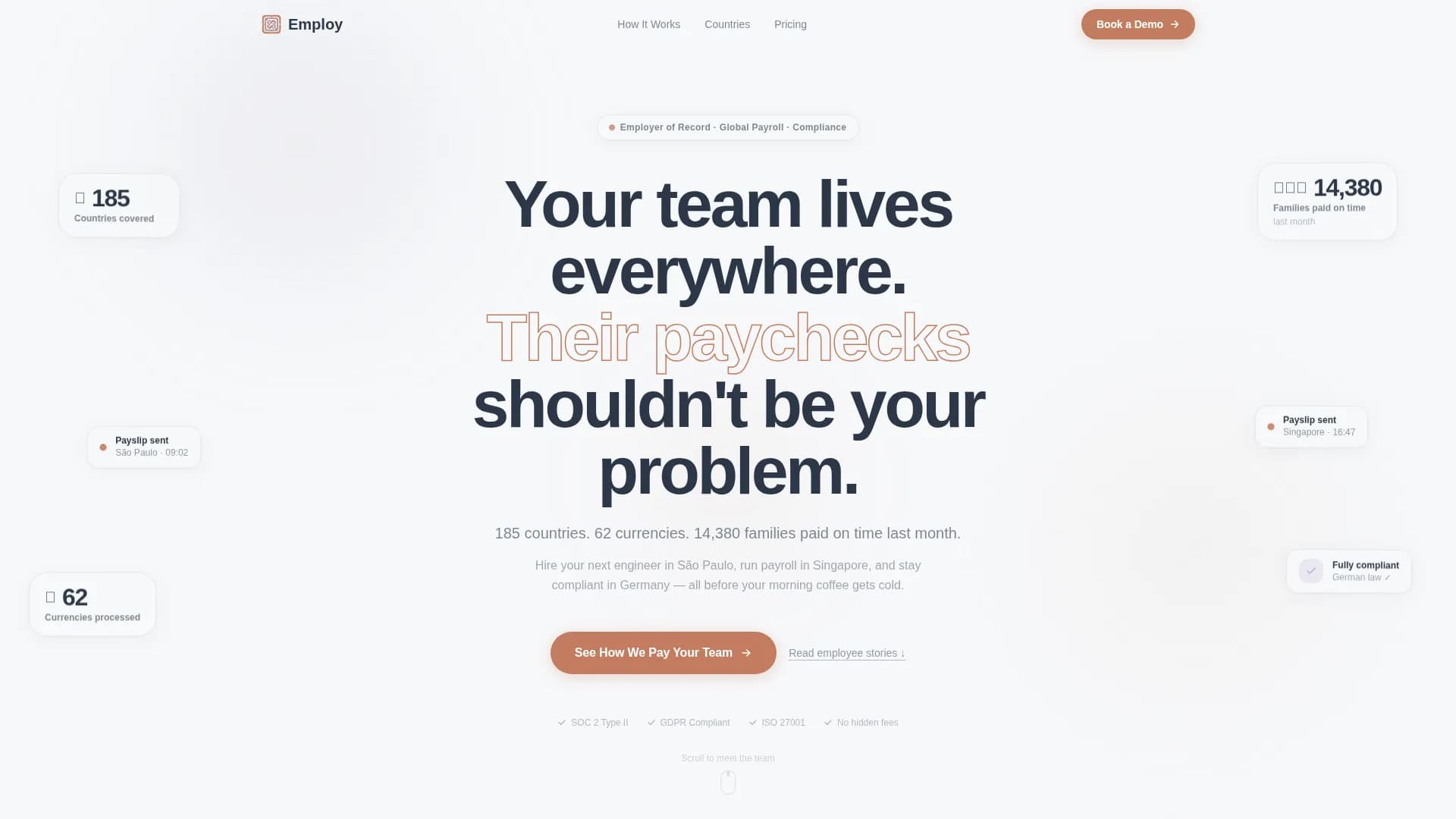 Family - Payroll Services Landing page Template