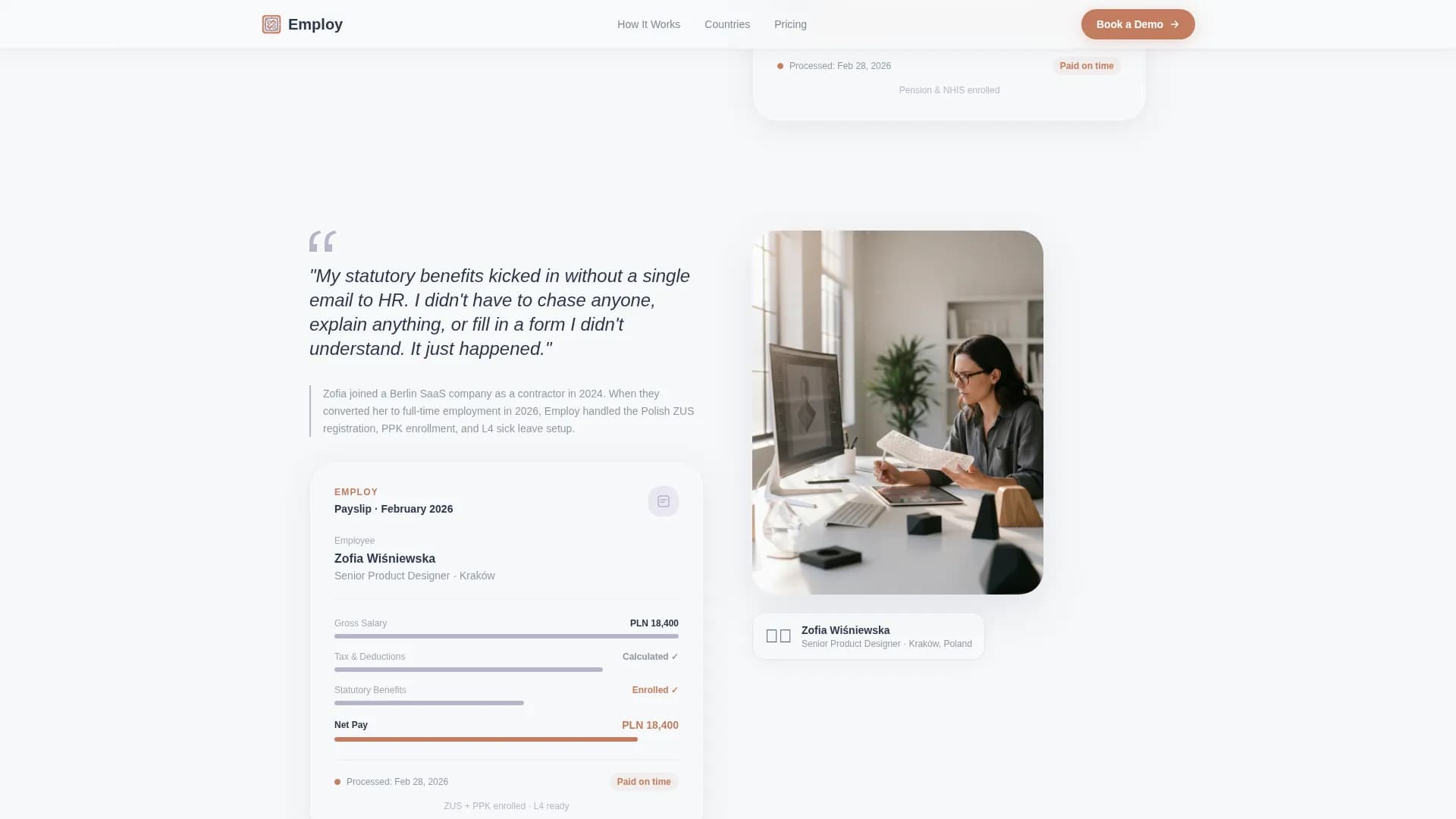 Family - Payroll Services Landing page Template