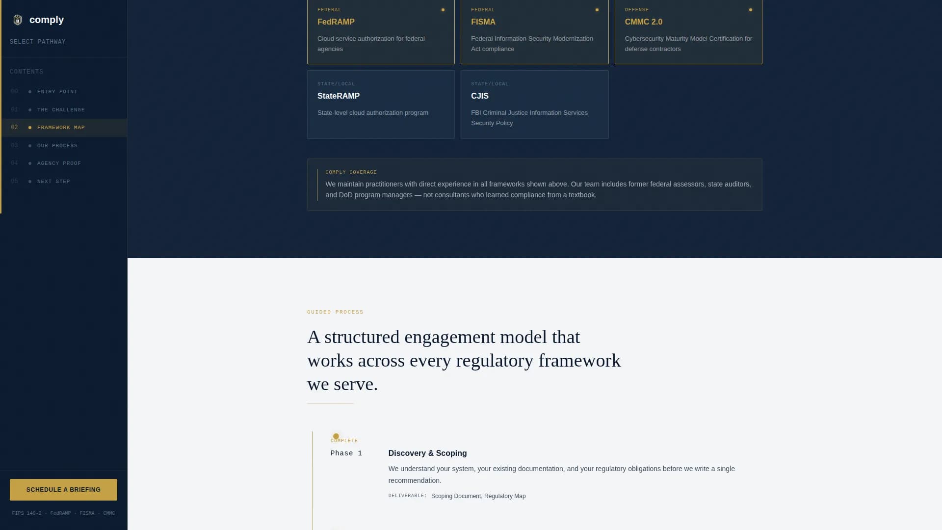 Comply - Authoritative Government Landing Page Template