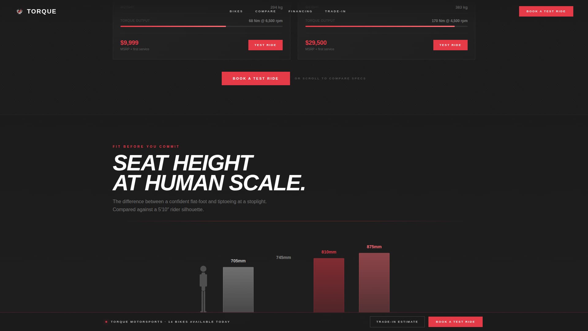 Torque - Highvoltage Motorcycle Landing Page Template
