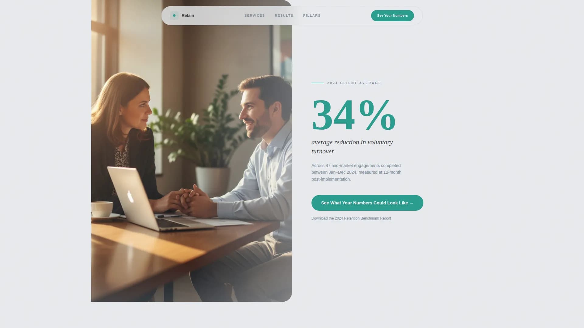 Retain - Precision Hrconsulting Landing Page Template