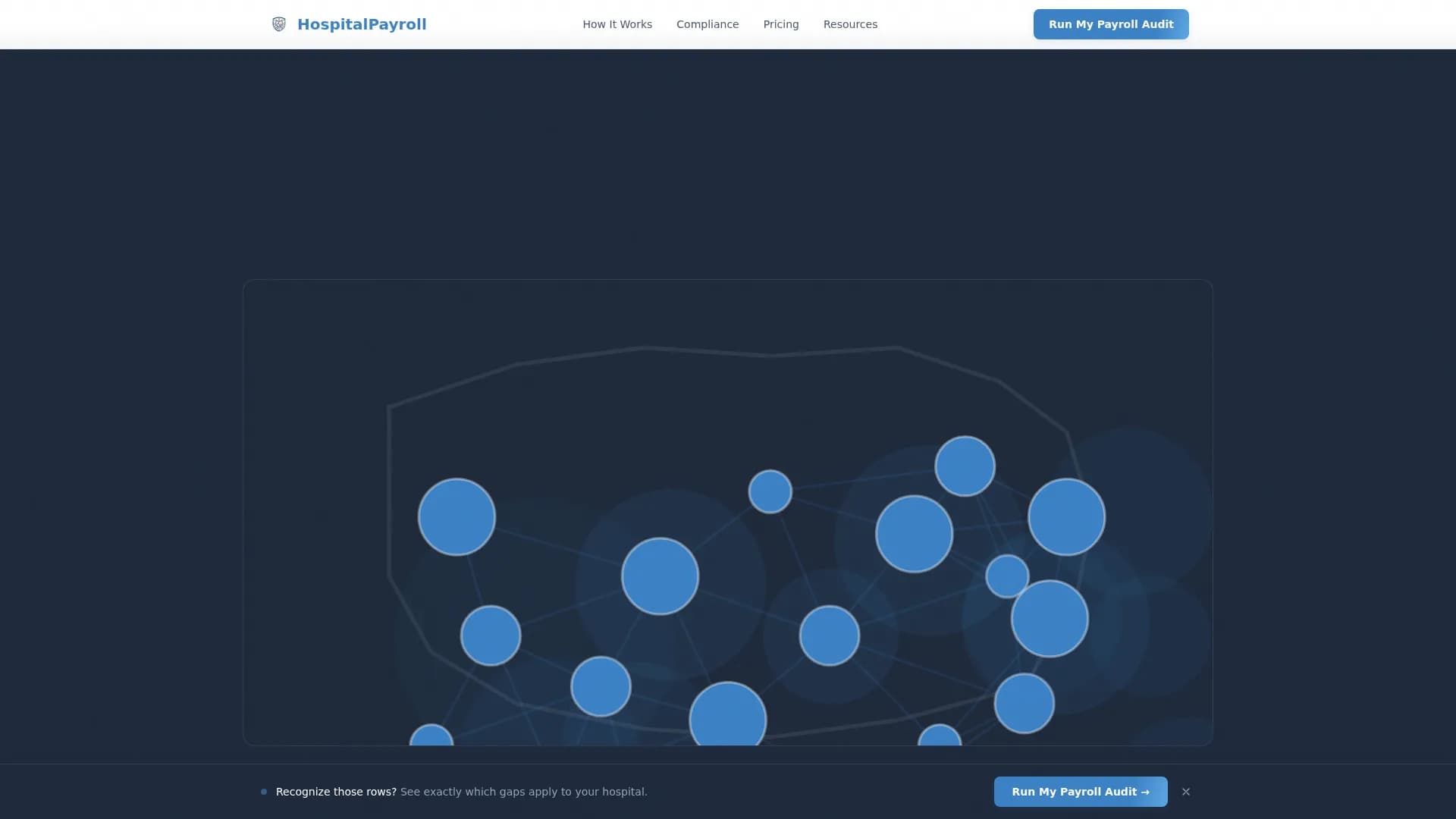 Compare - Healthcare Payroll Landing page Template