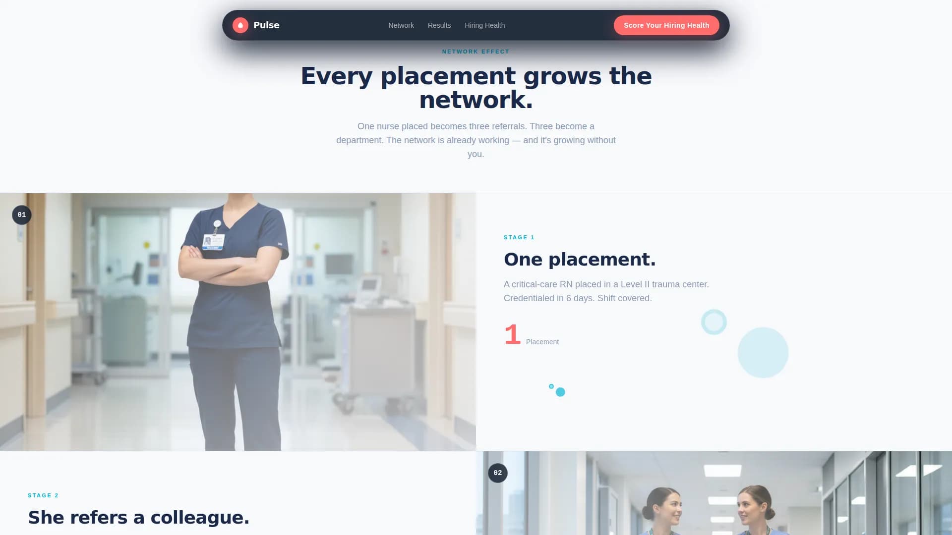 Pulse - Healthcare Recruiting Landing page Template