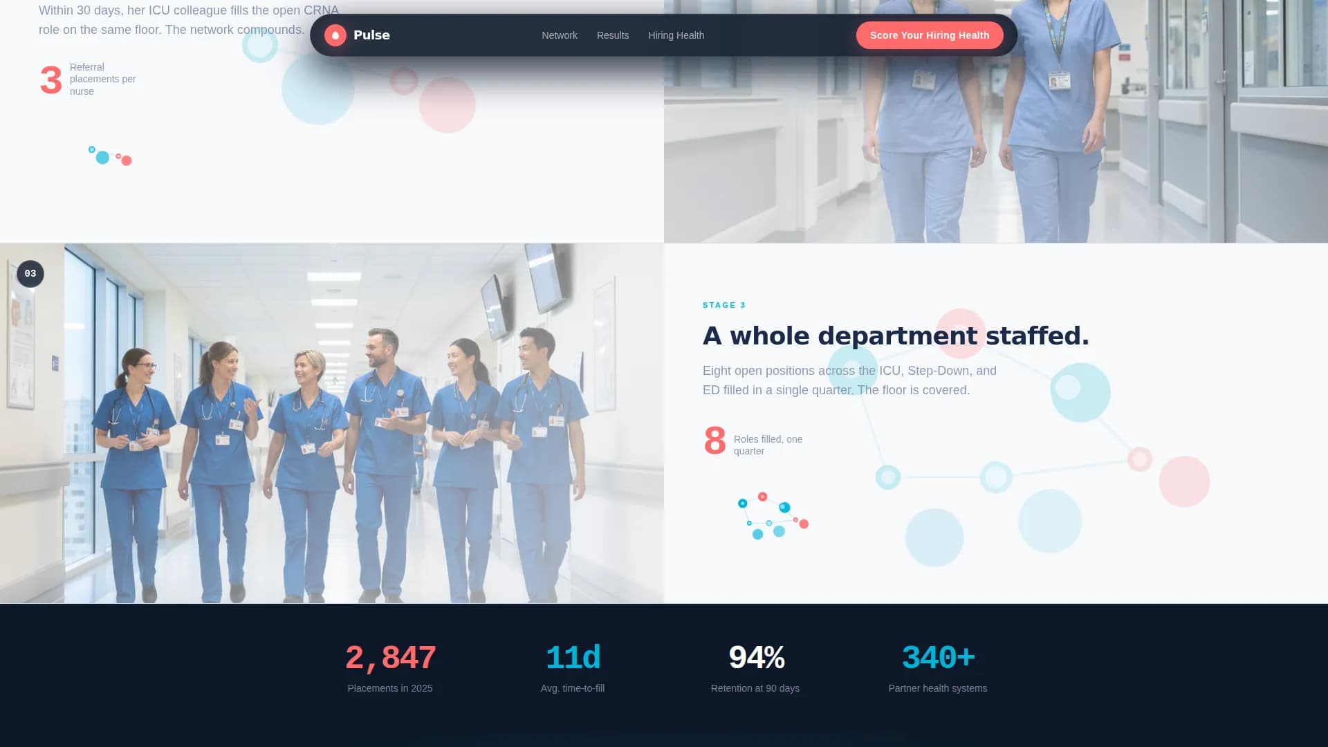Pulse - Healthcare Recruiting Landing page Template