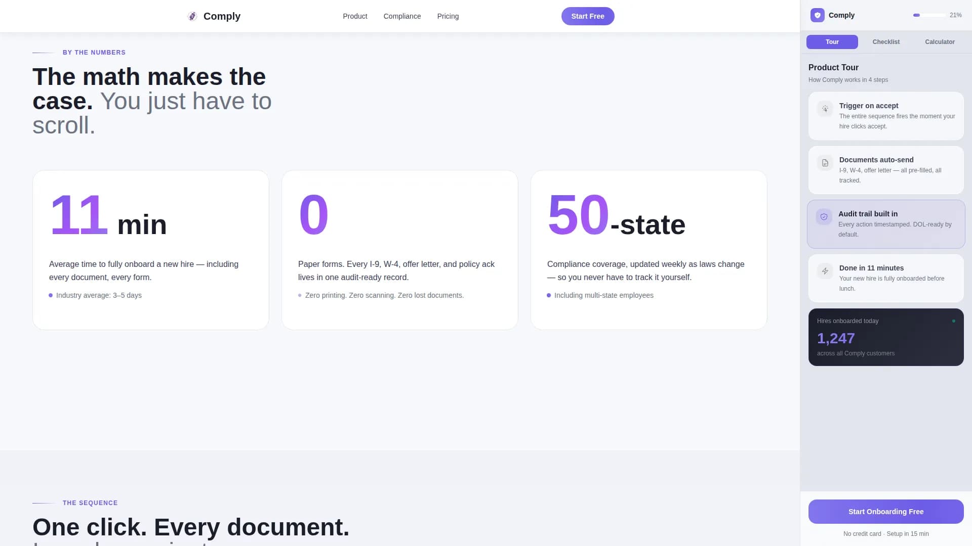 Comply - Compliance Software Landing page Template