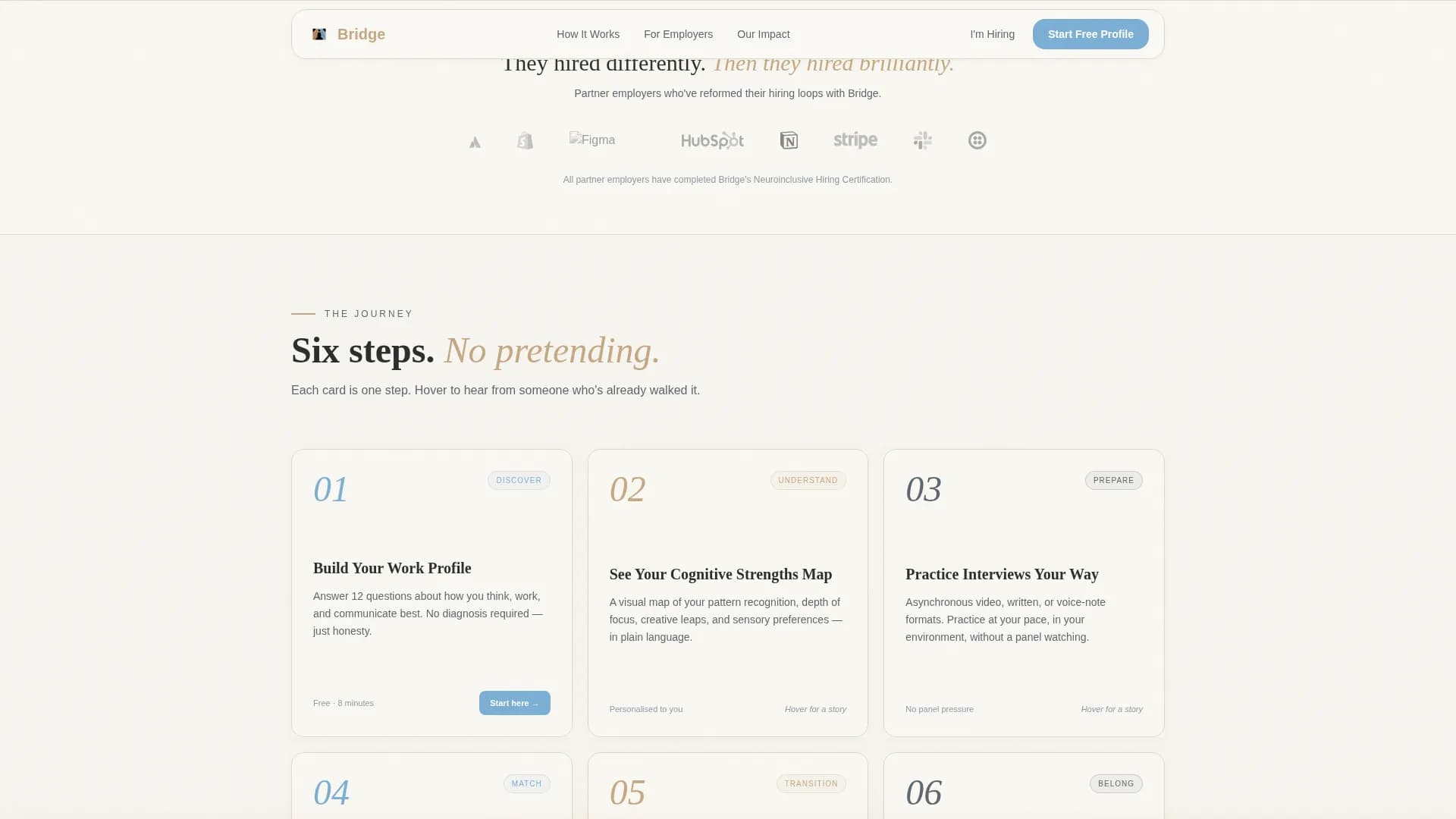 Bridge - Employment Services Landing page Template