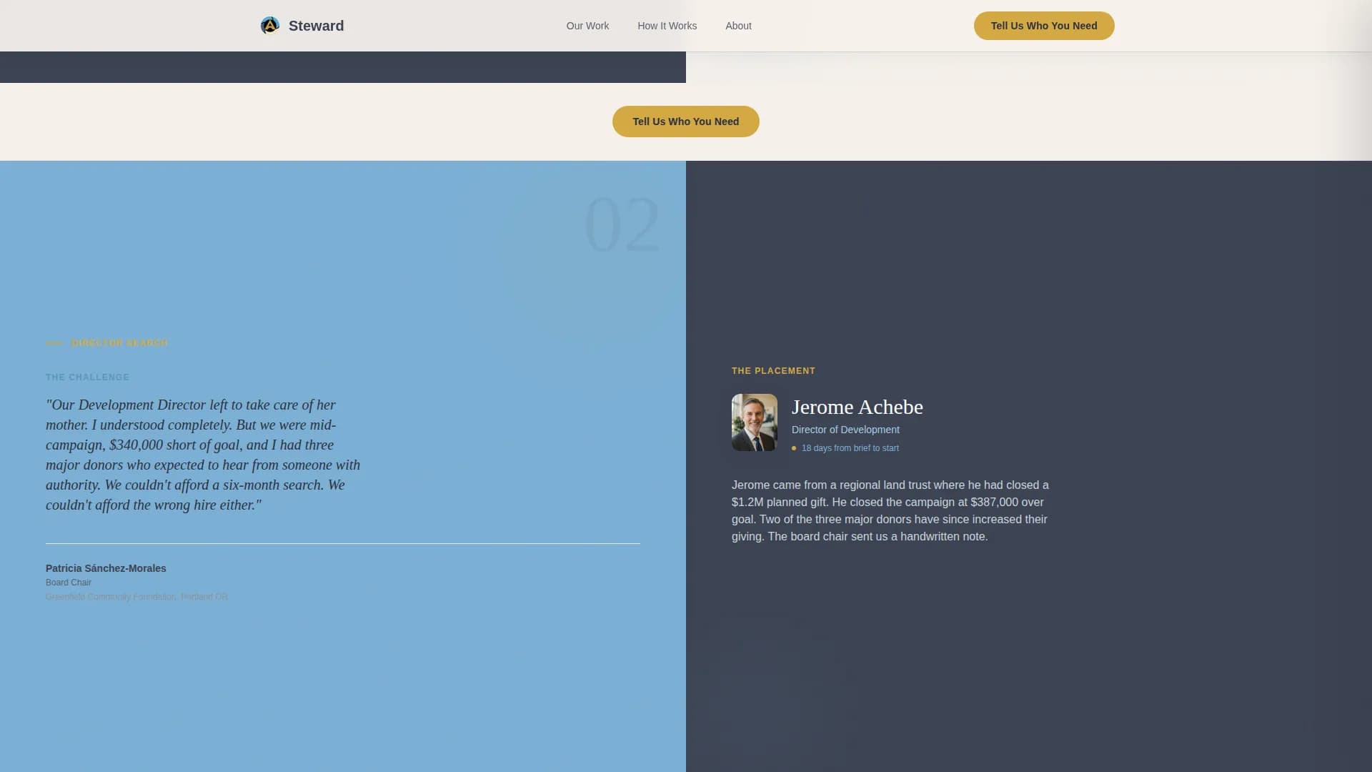 Steward - Recruiting Agency Landing page Template