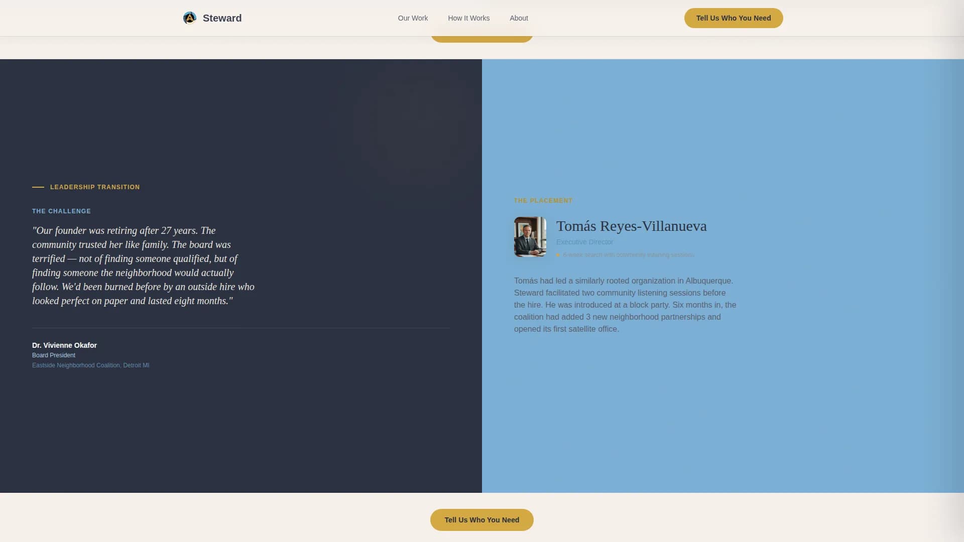Steward - Recruiting Agency Landing page Template