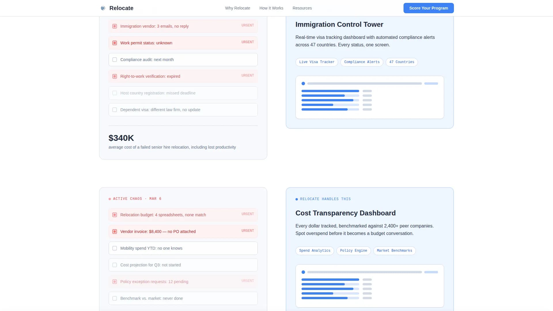 Transit — Seamless Relocation Management Landing Page Template