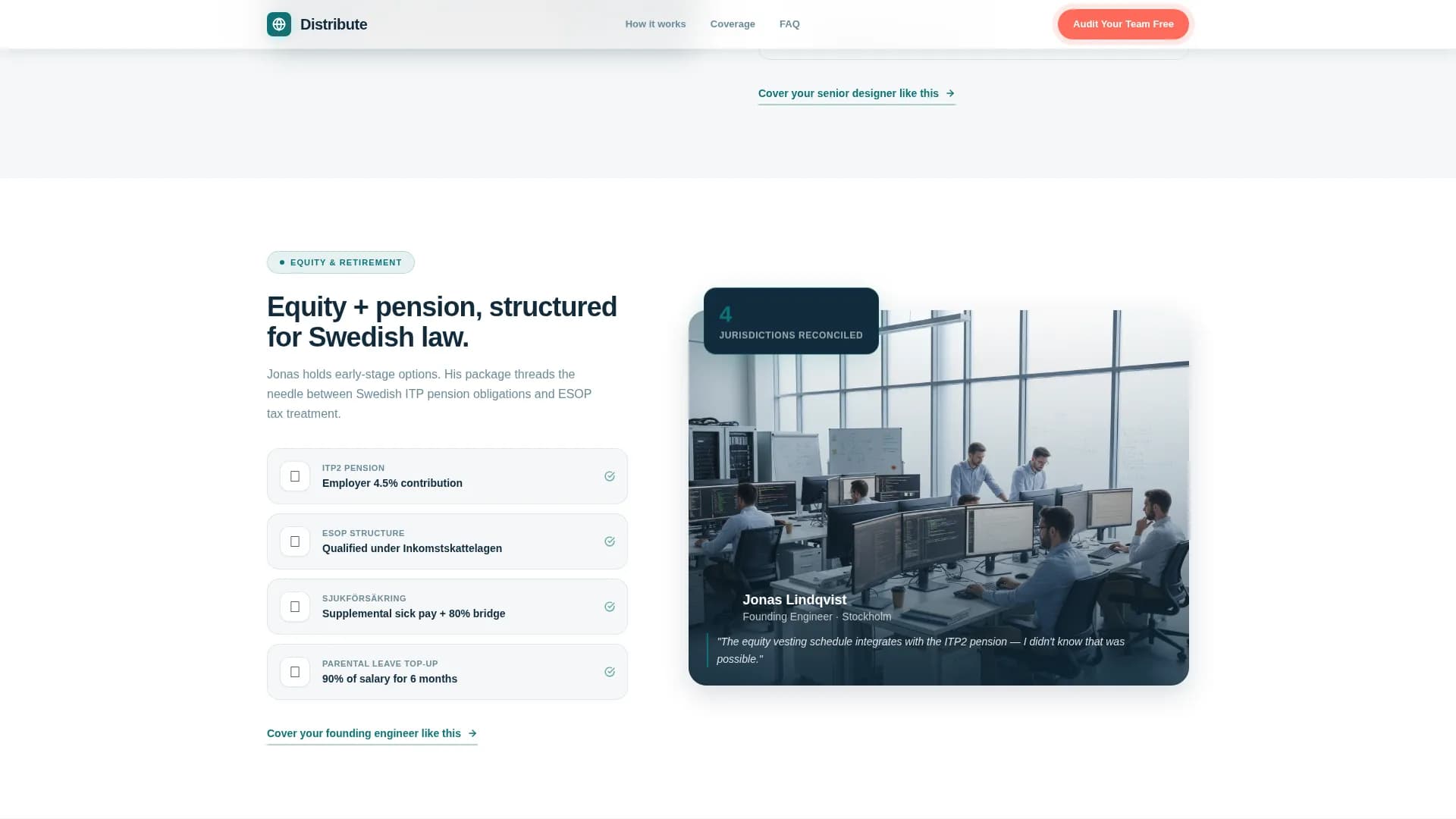 Distribute - Trusted Remotebenefits Landing Page Template
