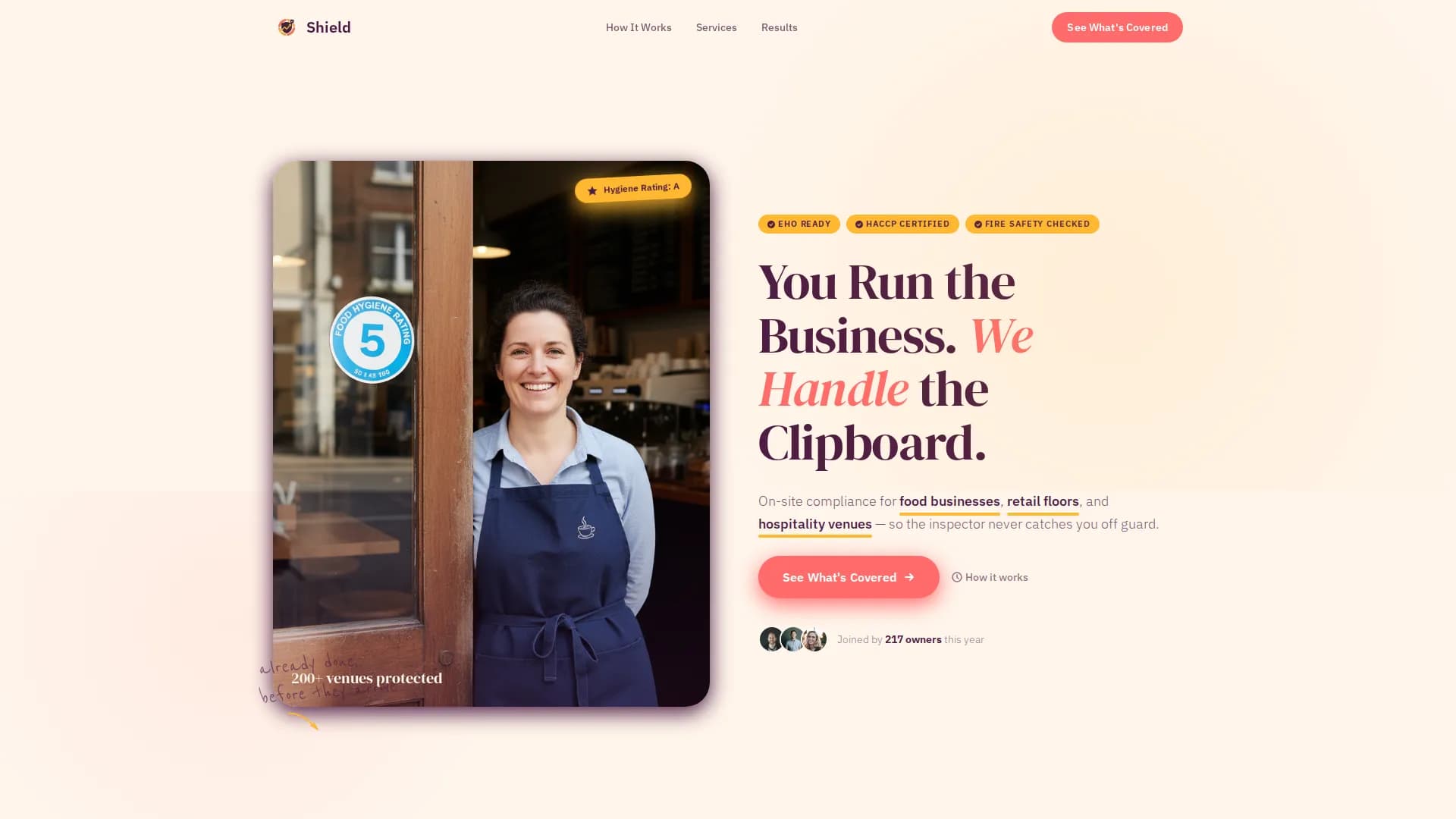 Shield - Compliance Services Landing page Template