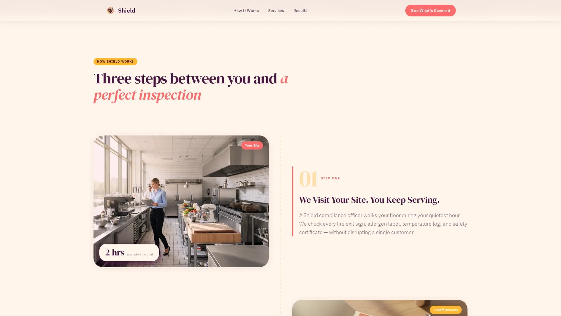 Shield - Compliance Services Landing page Template
