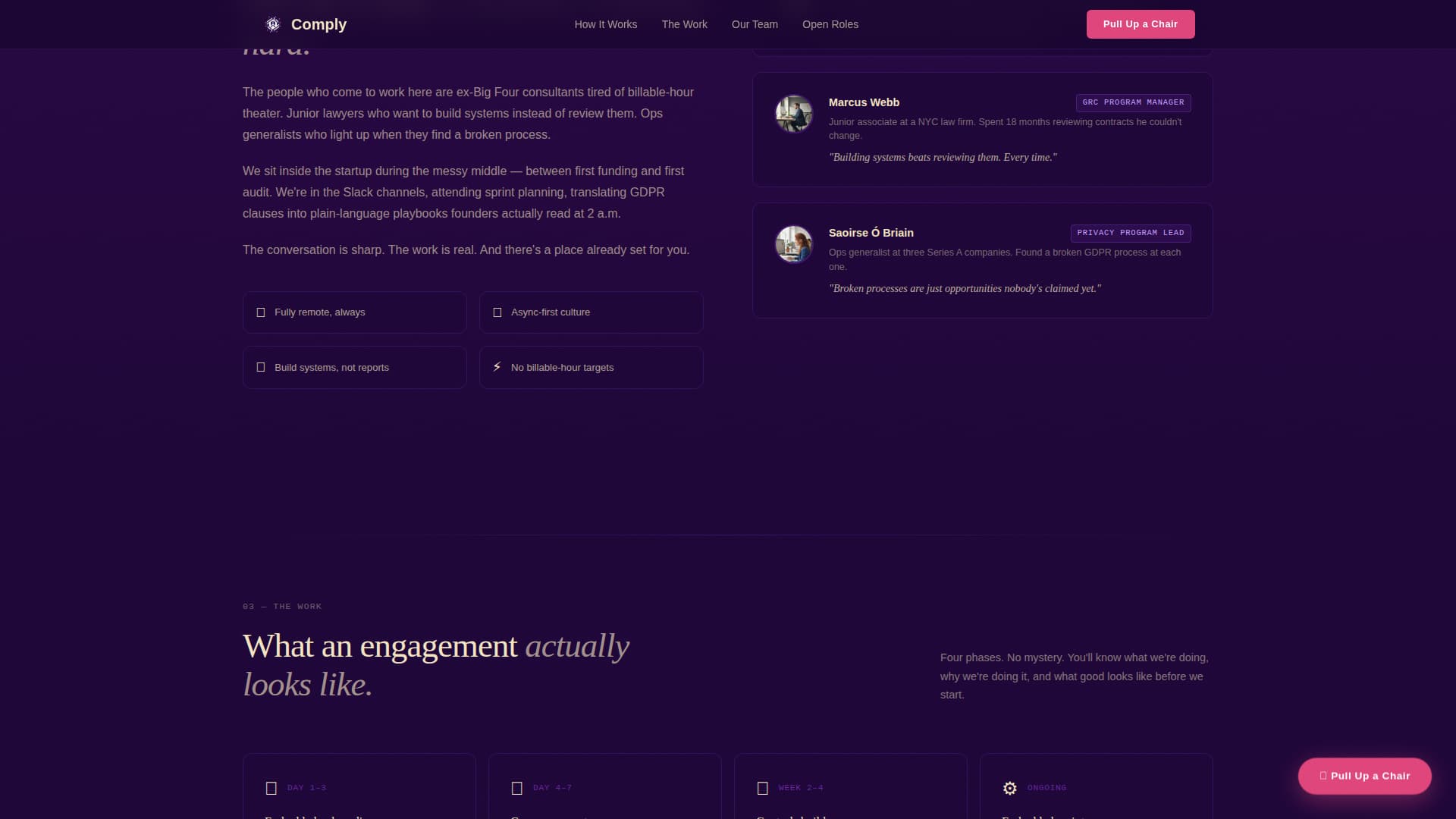 Comply - Bold Compliance Landing Page Template