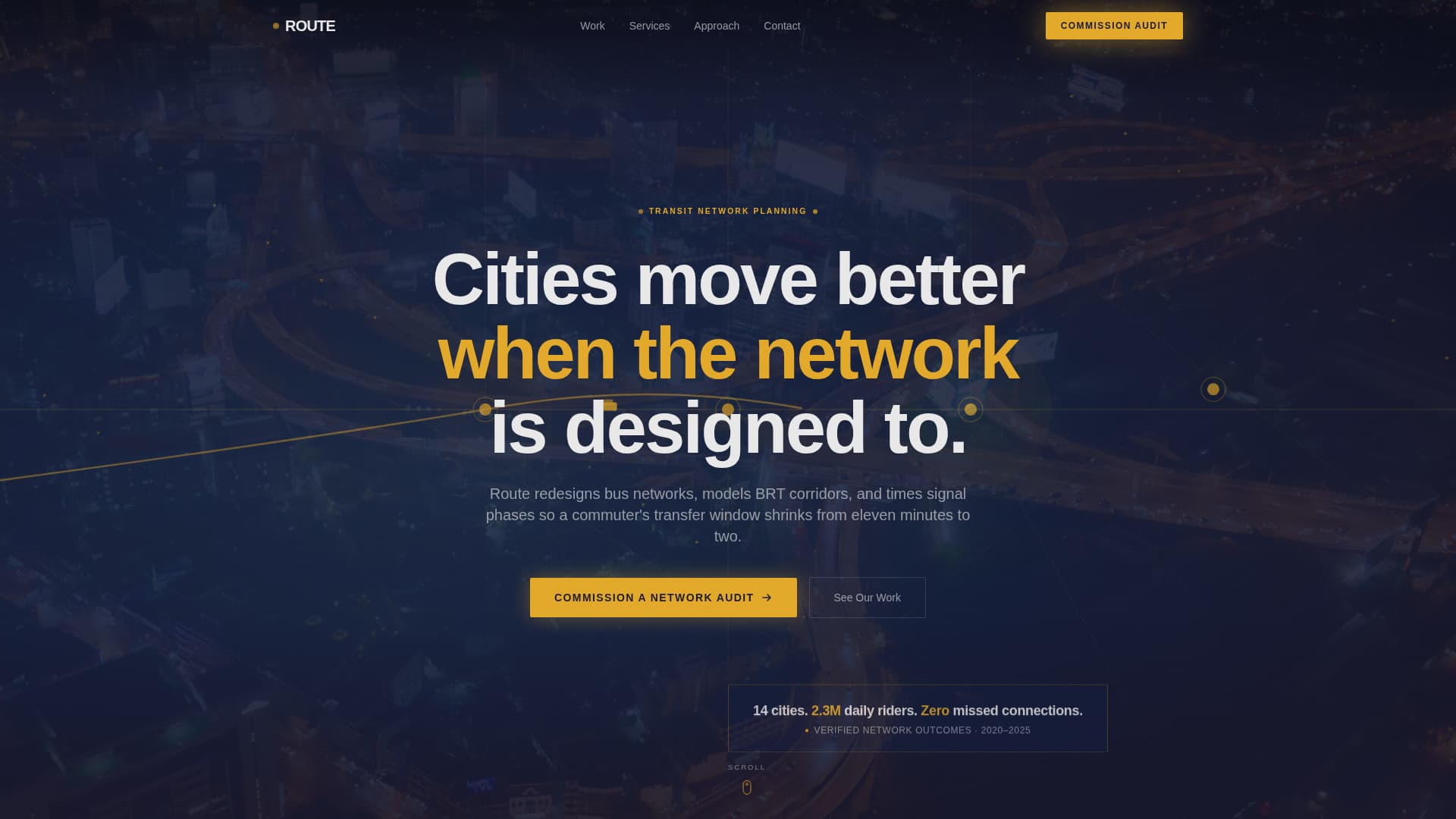 Public Transit & Infrastructure Professional Website Template