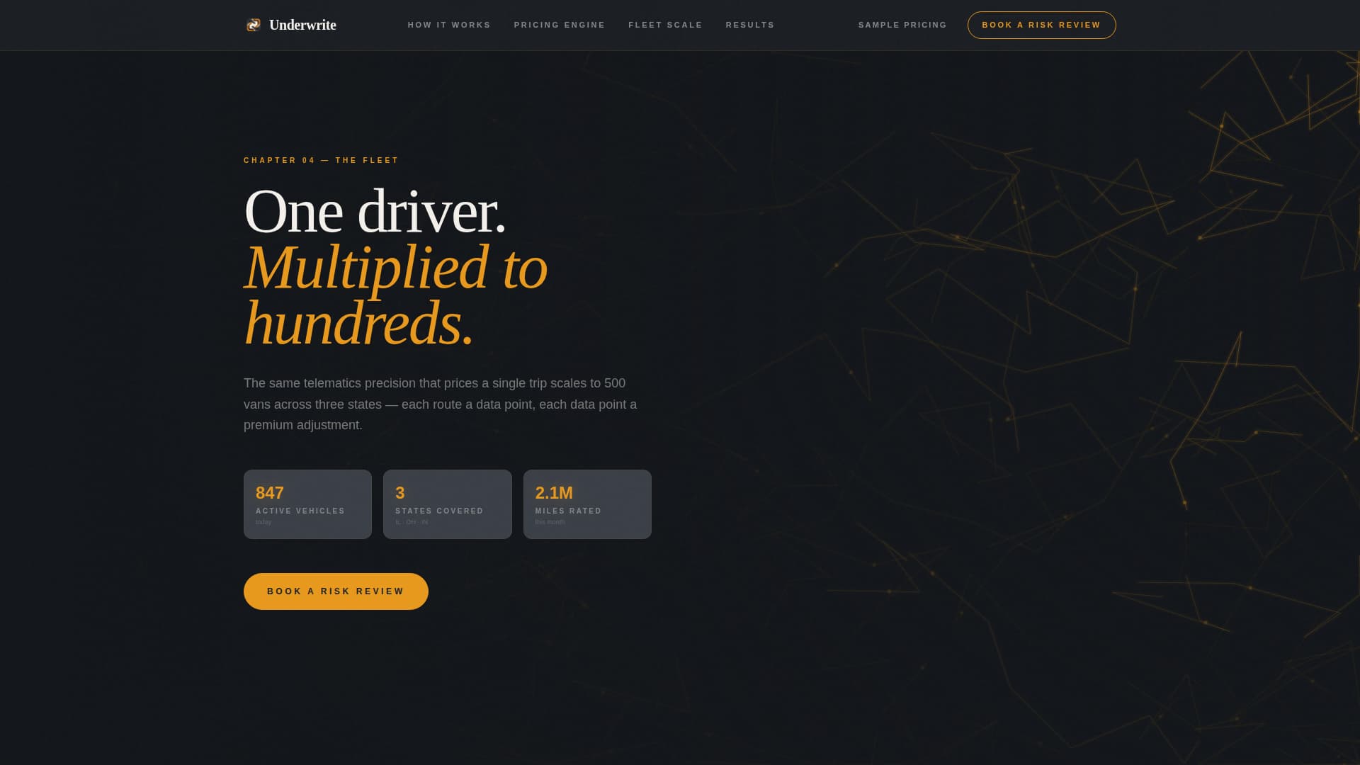 Vehicle Insurance & Finance Booking Website Template