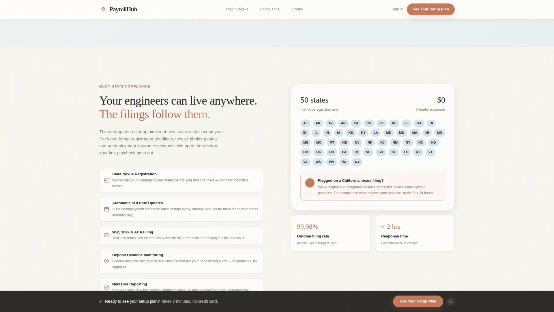 Payroll - Software Provider Landing page Template