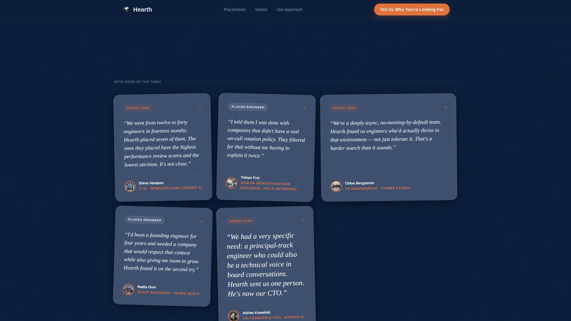Hearth - Tech Agency Landing page Template