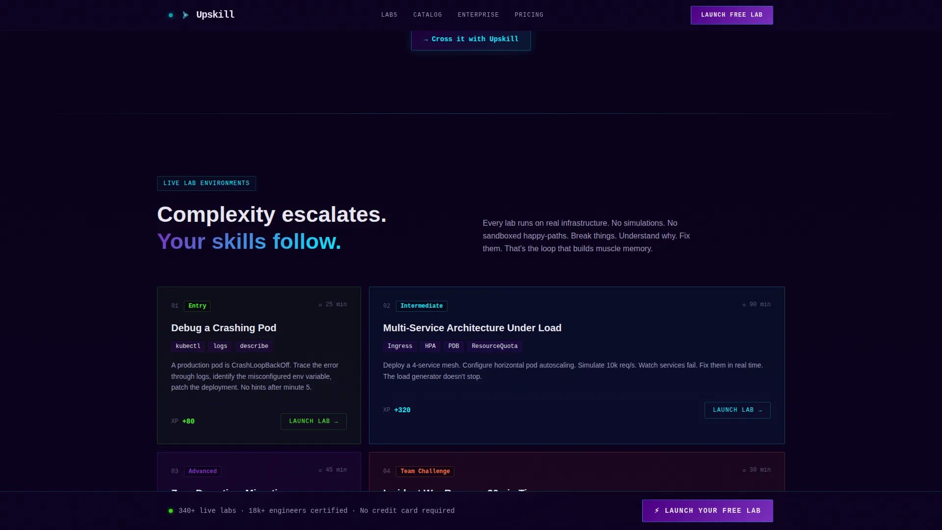 Terminal - Skills Training Landing page Template