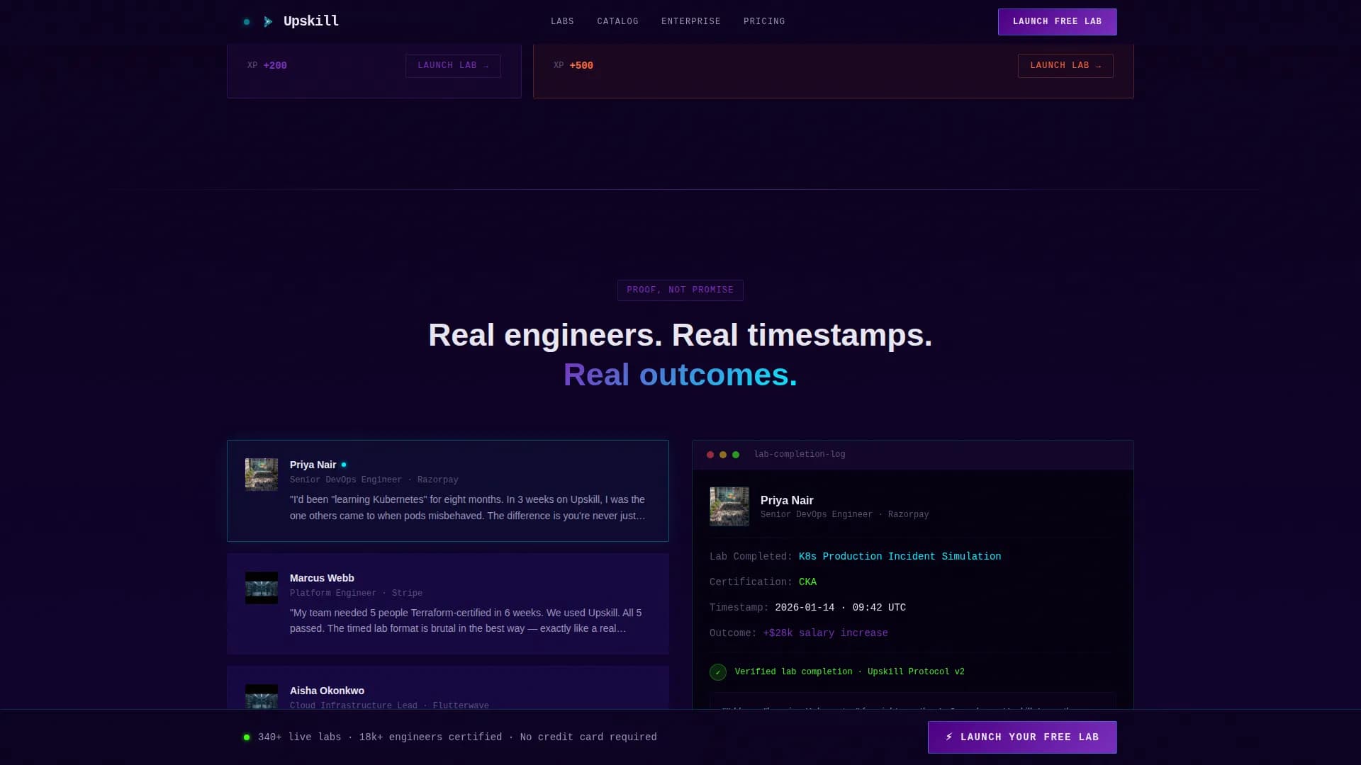 Terminal - Skills Training Landing page Template