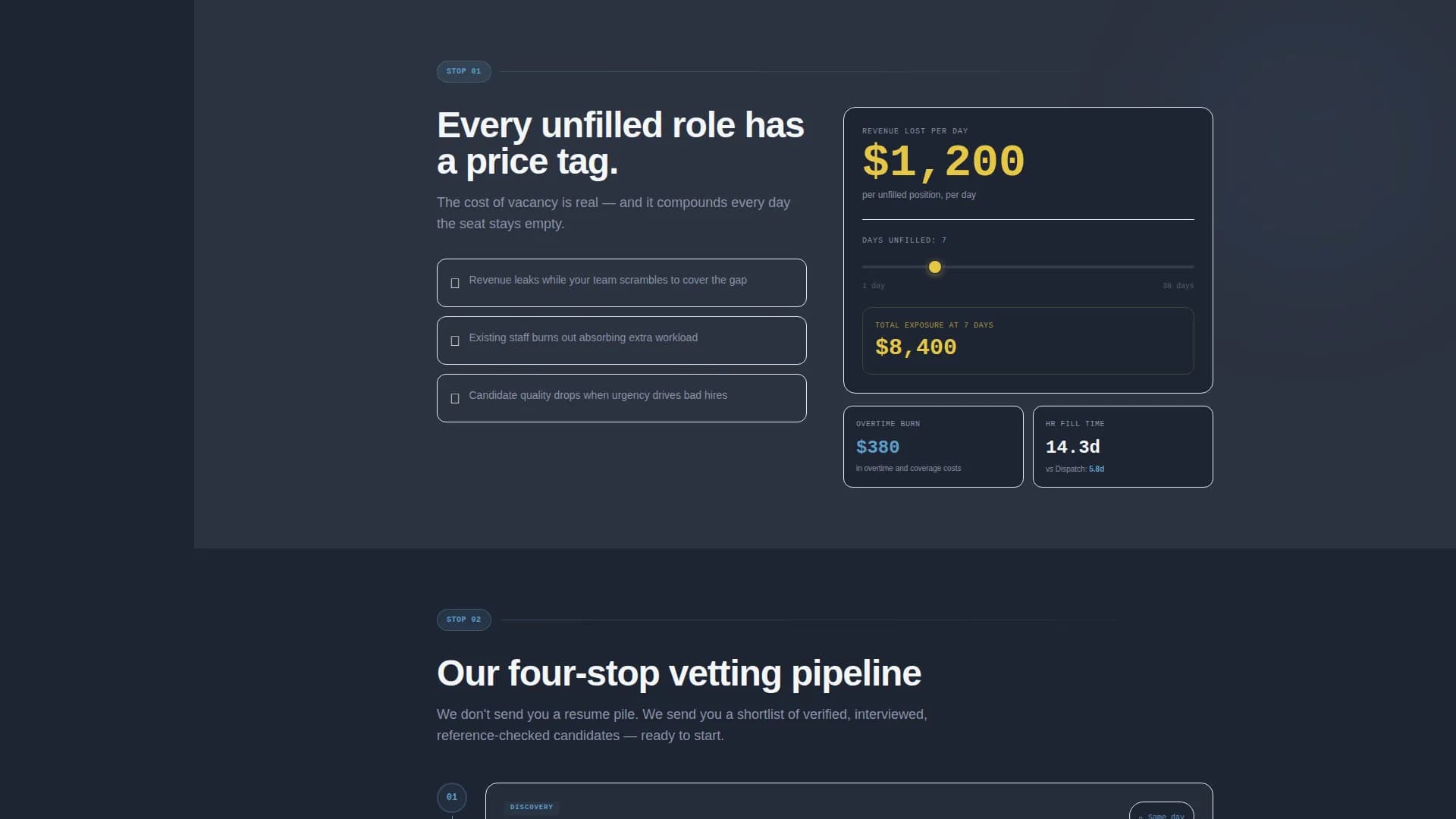Dispatch - Recruiting Agency Landing page Template