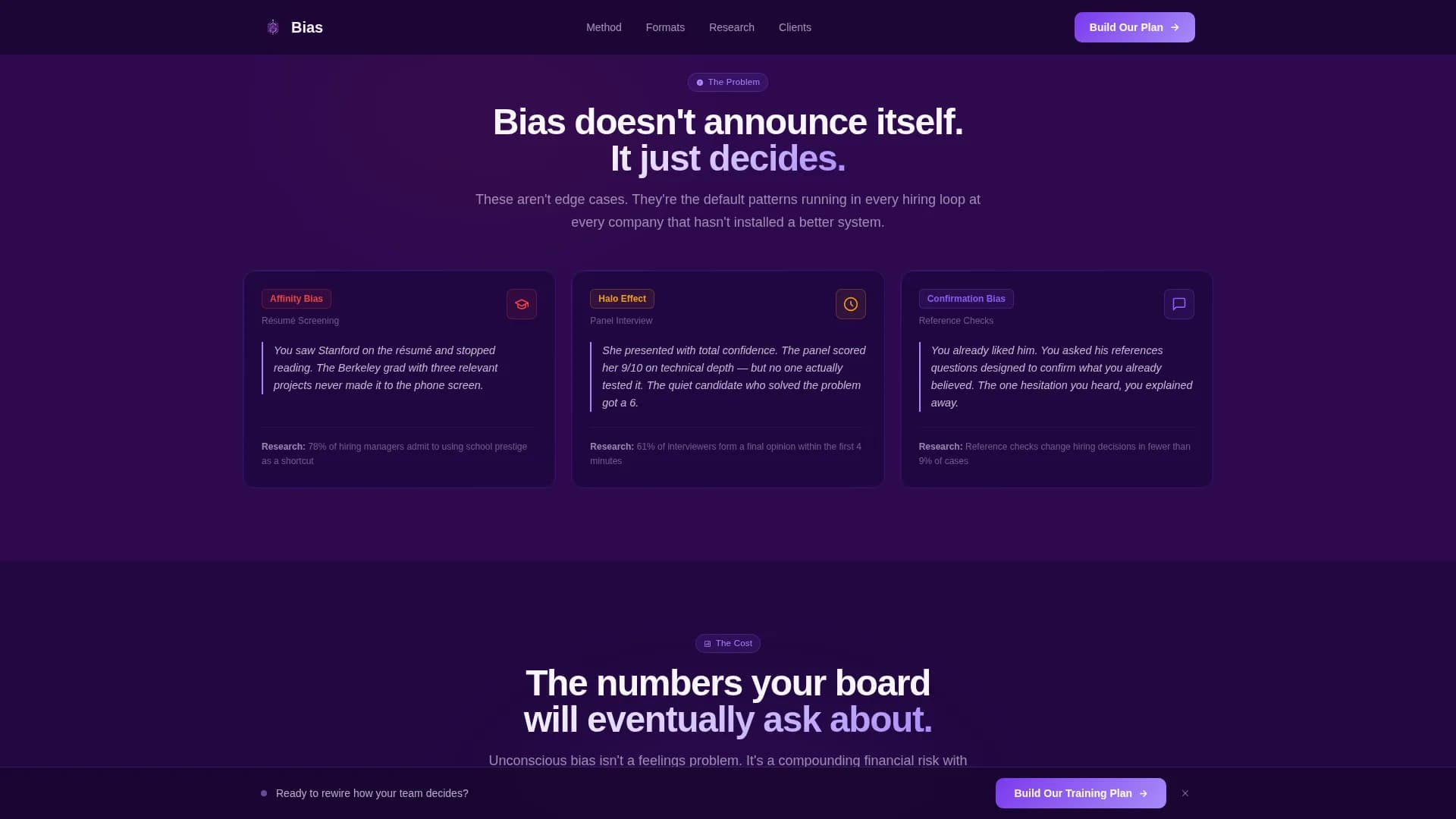 Recognize - Training Services Landing page Template