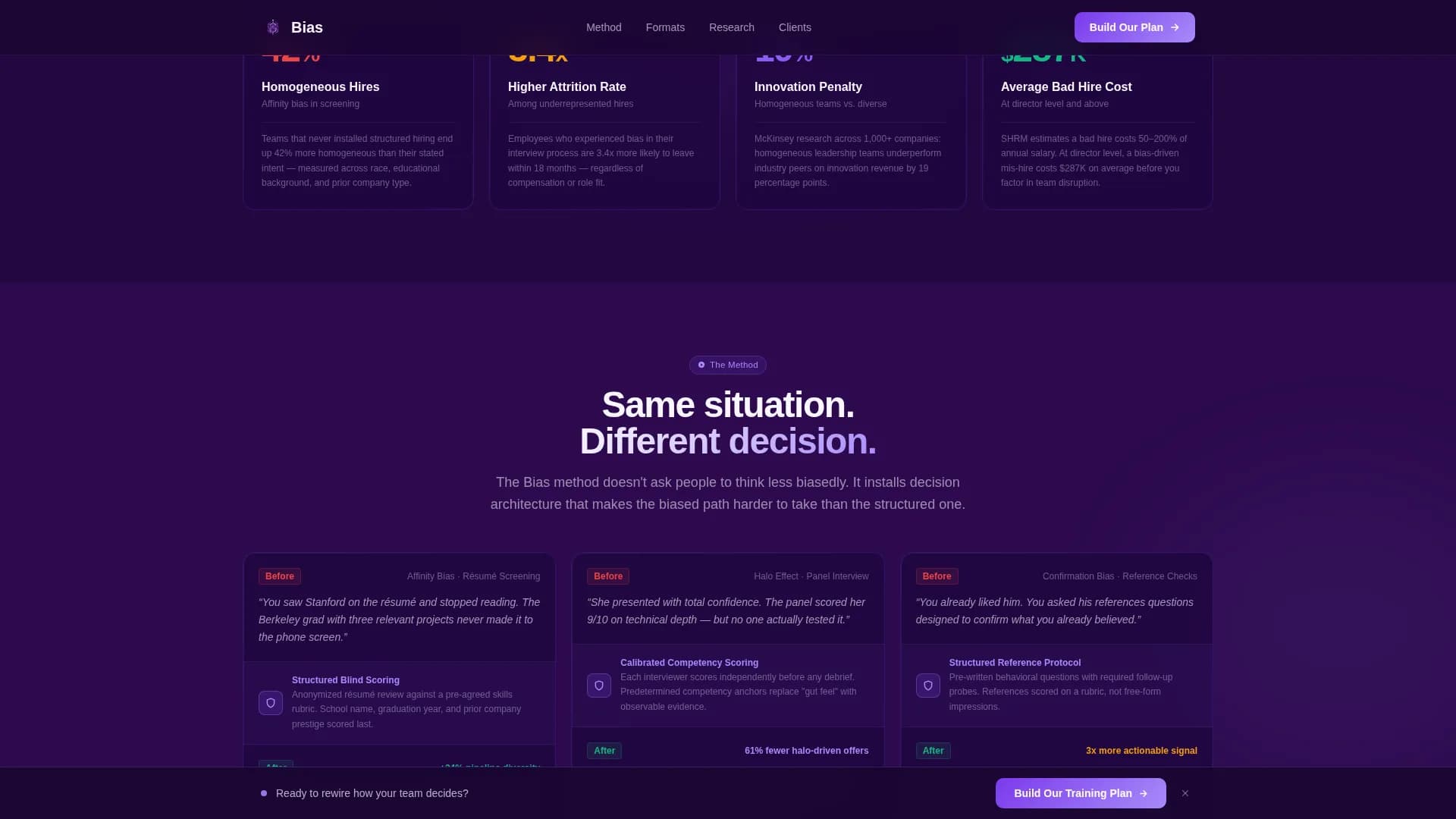 Recognize - Training Services Landing page Template