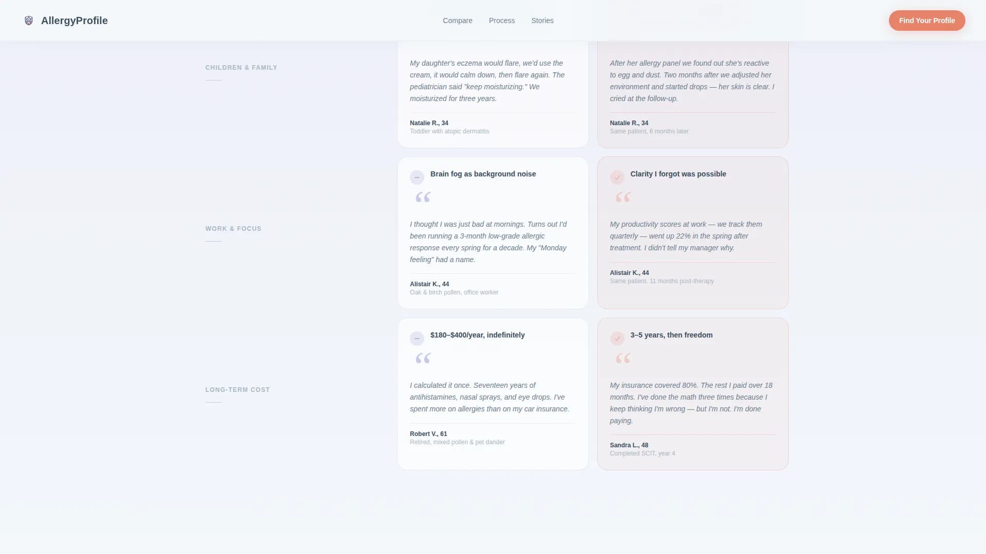 Severity - Assessment Landing Page Template