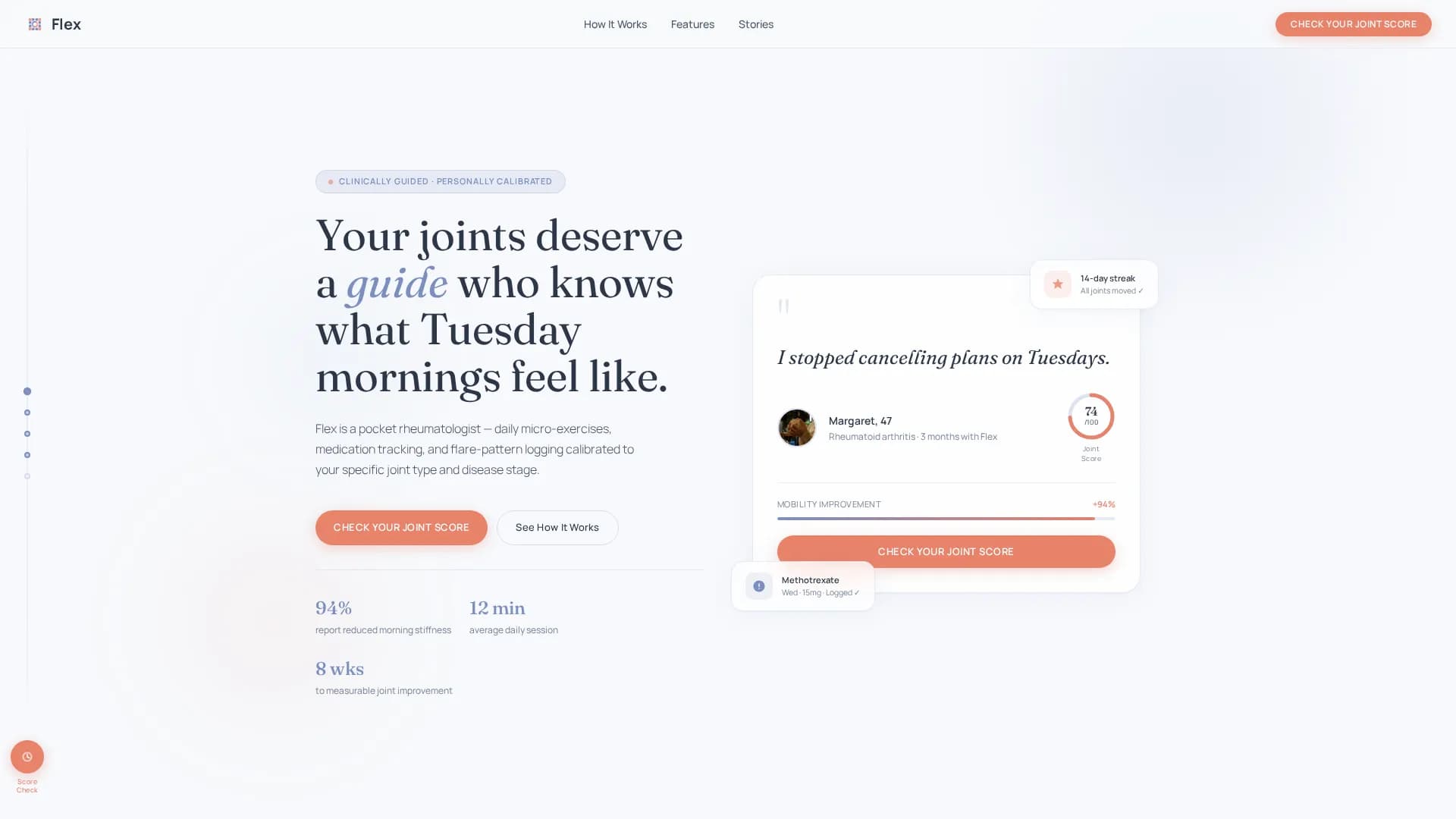 Flex - Digital Therapy Landing page Template
