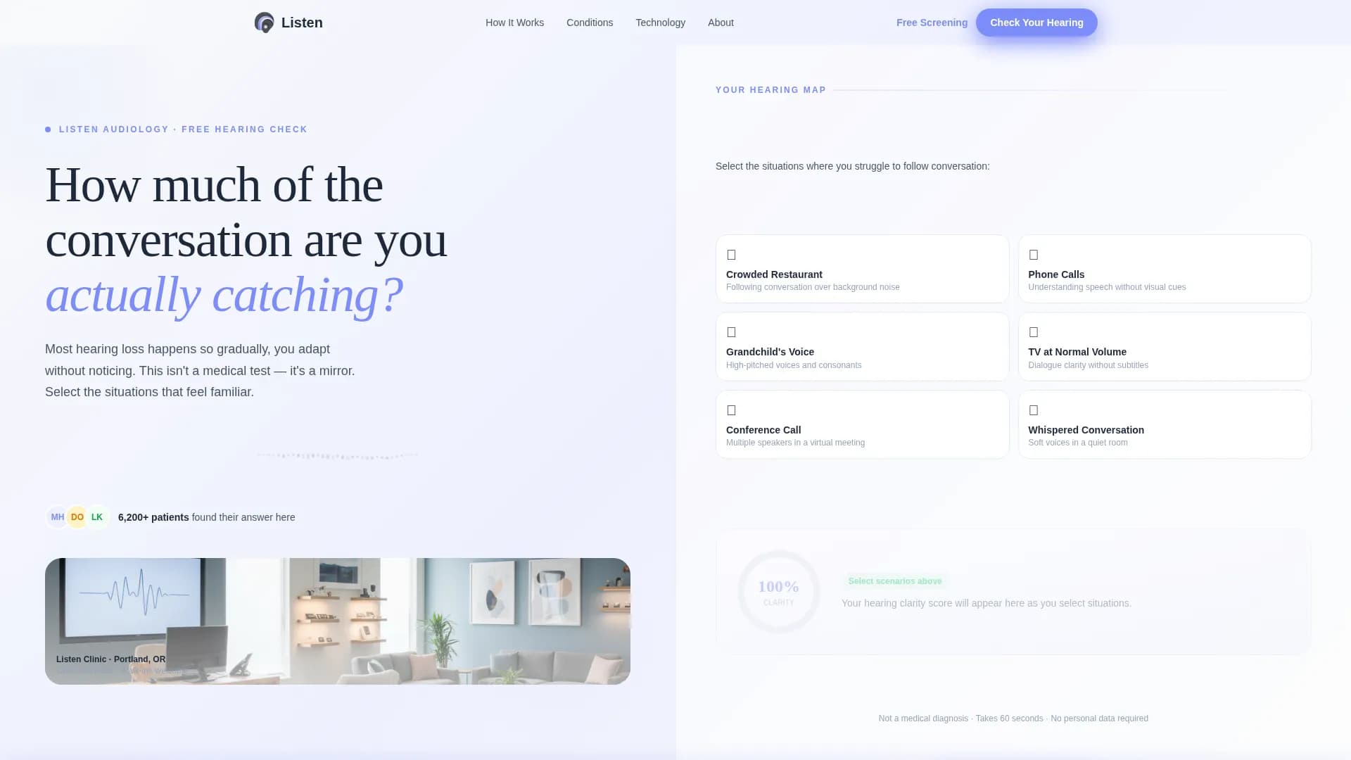 Recognize - Patient Education Landing page Template