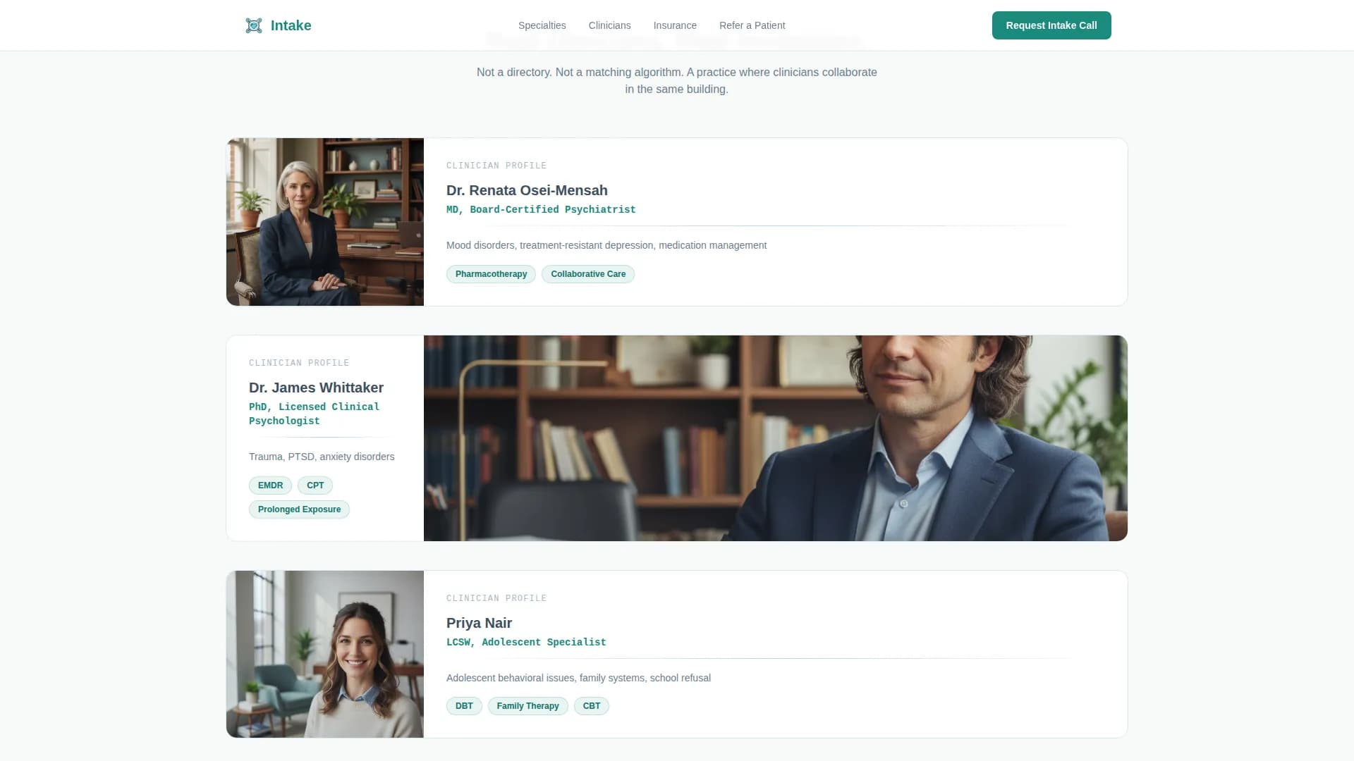 Mental Health & Psychiatry Professional Website Template