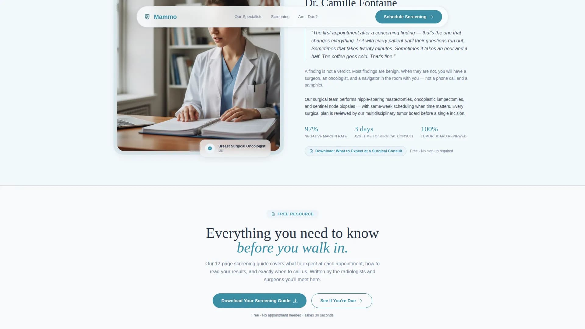 Women's Health & OB-GYN Professional Website Template