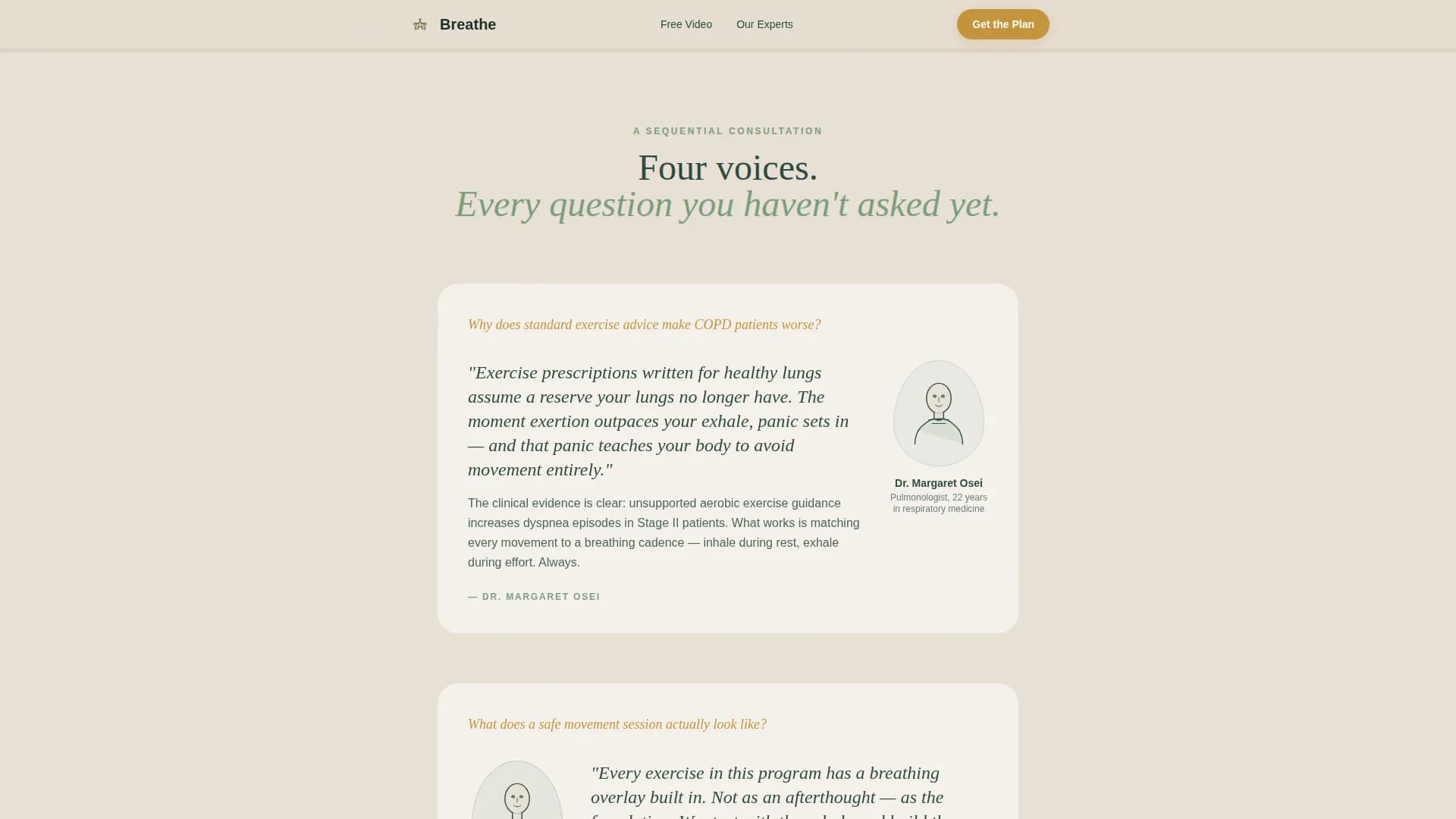 COPD Care Professional Website Template