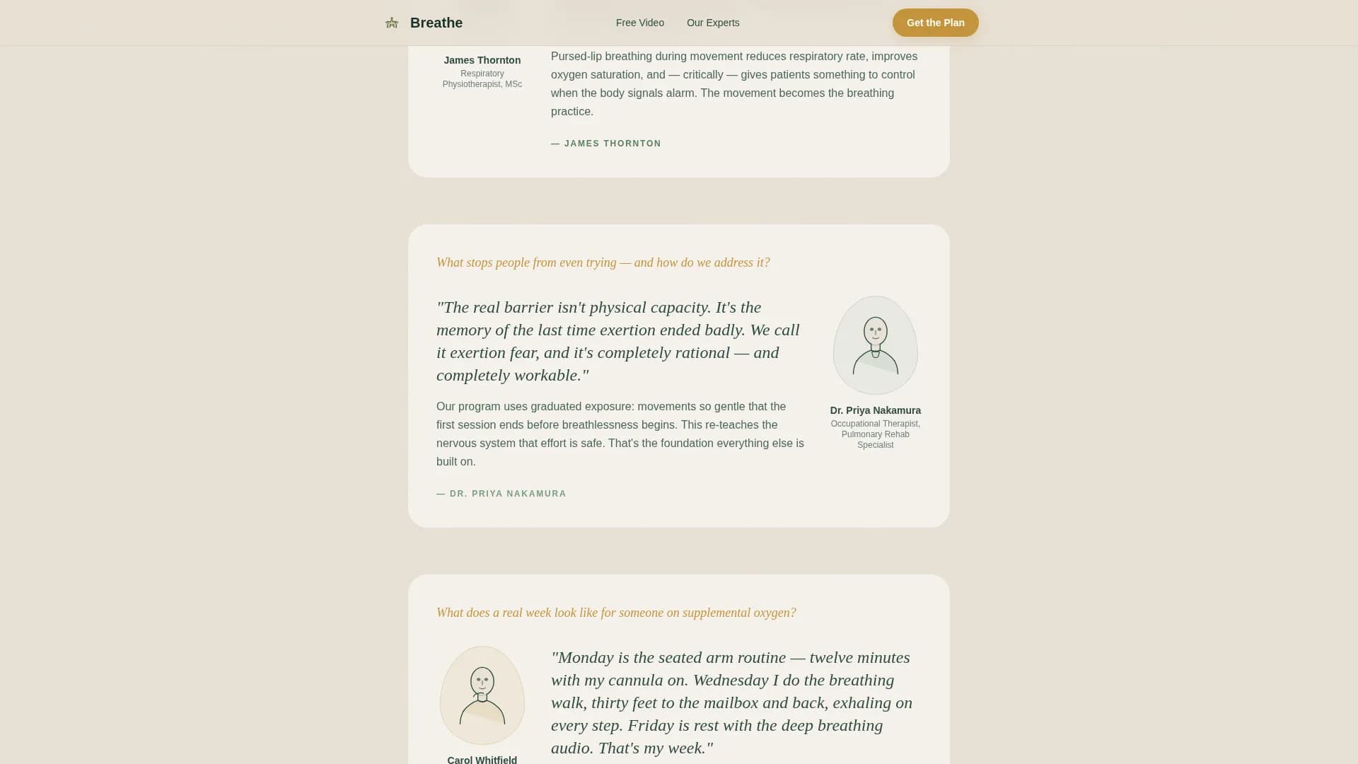 COPD Care Professional Website Template