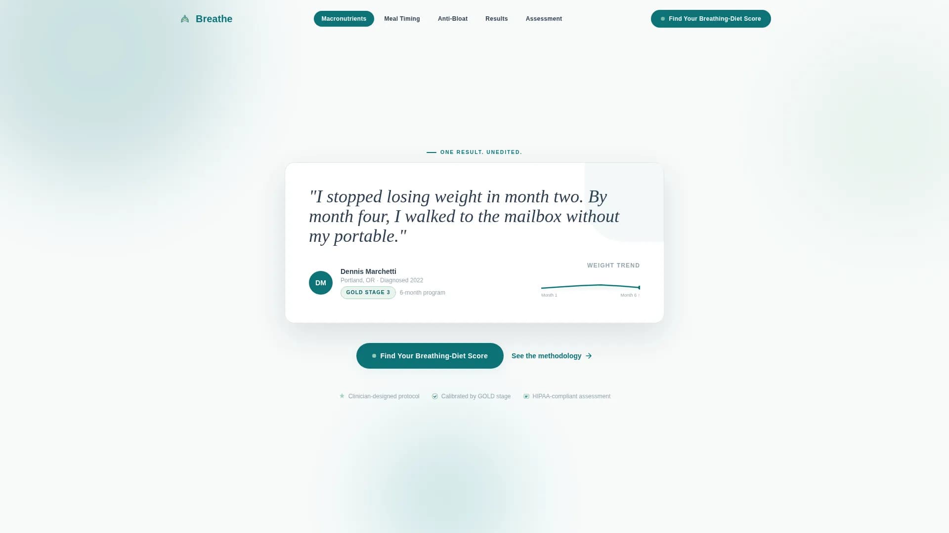 COPD Care Complete Professional Website Template