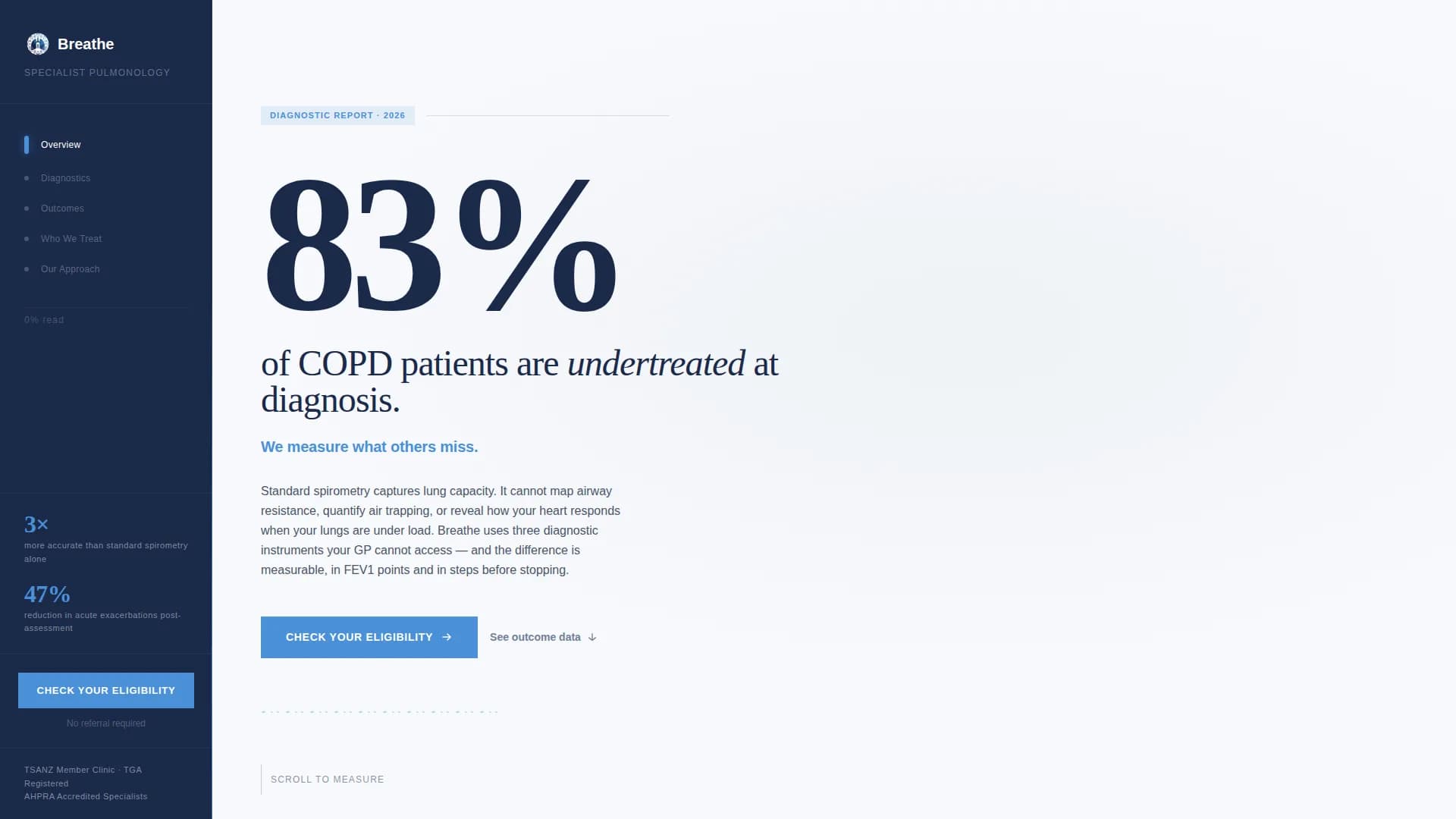 COPD Care Advanced Professional Website Template