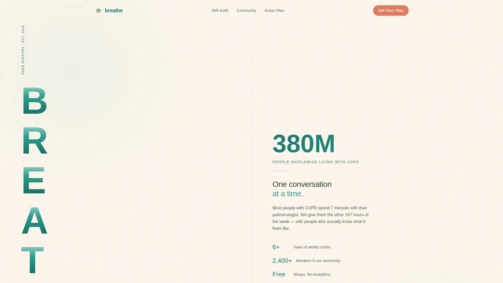 COPD Care Specialist Professional Website Template