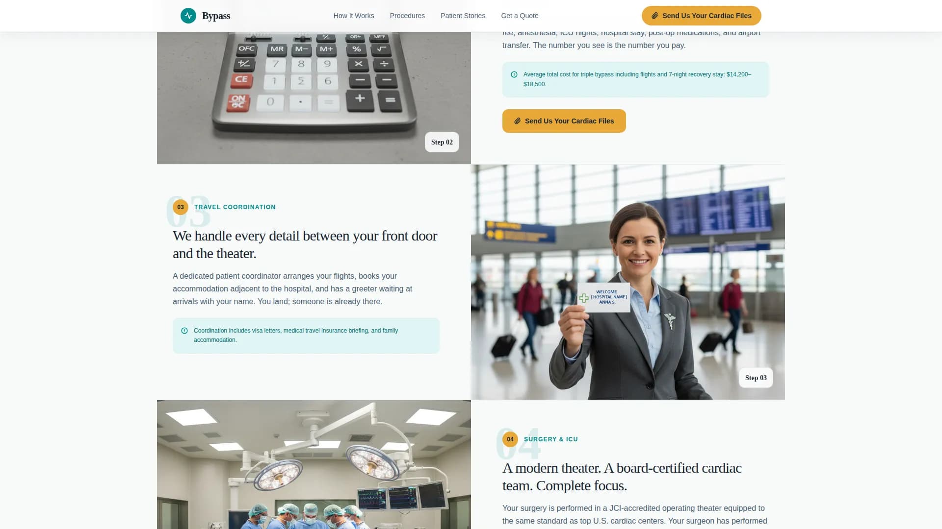 Medical Tourism & Concierge Reviews Website Template