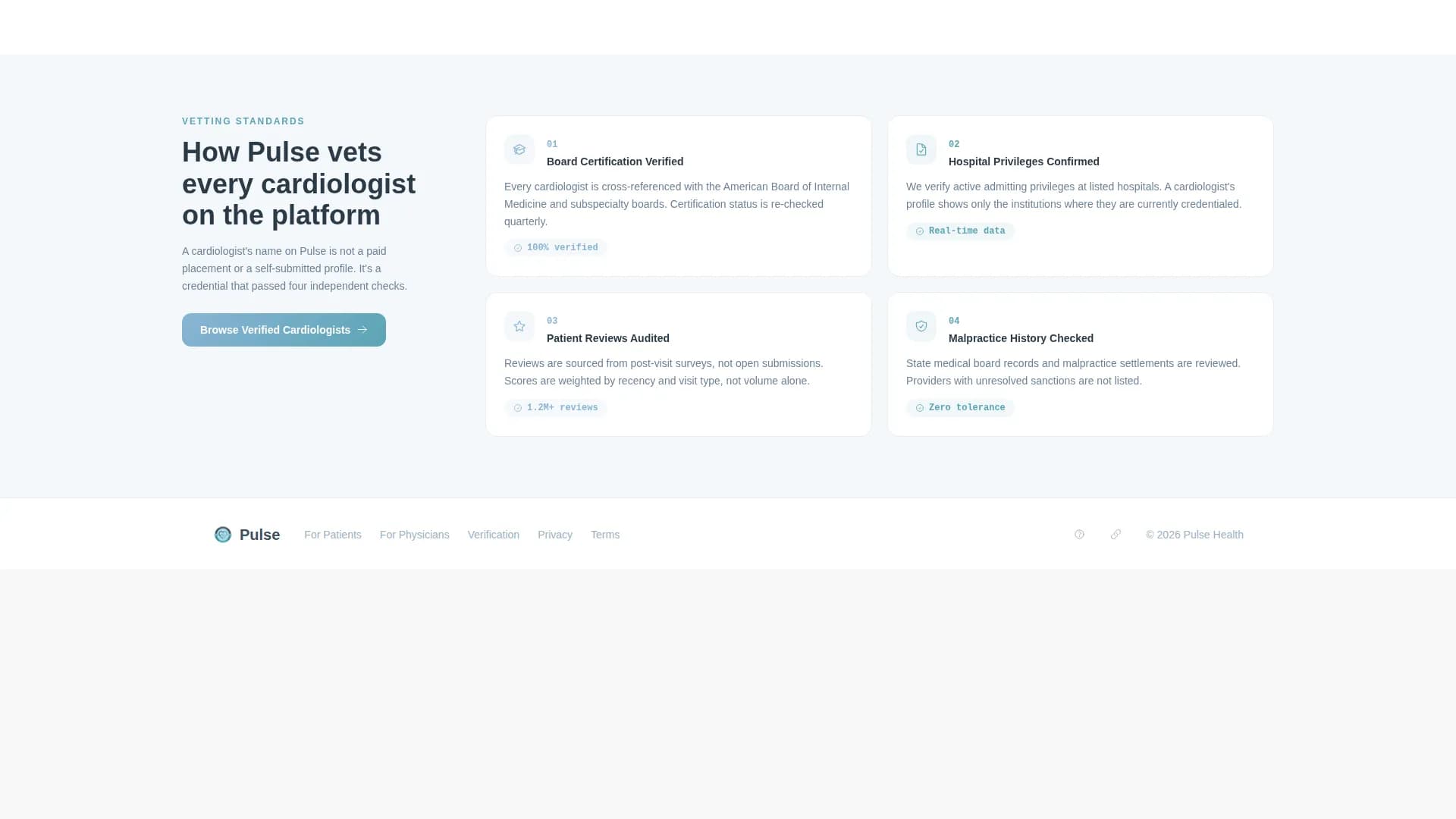 Cardiologist Booking Website Template