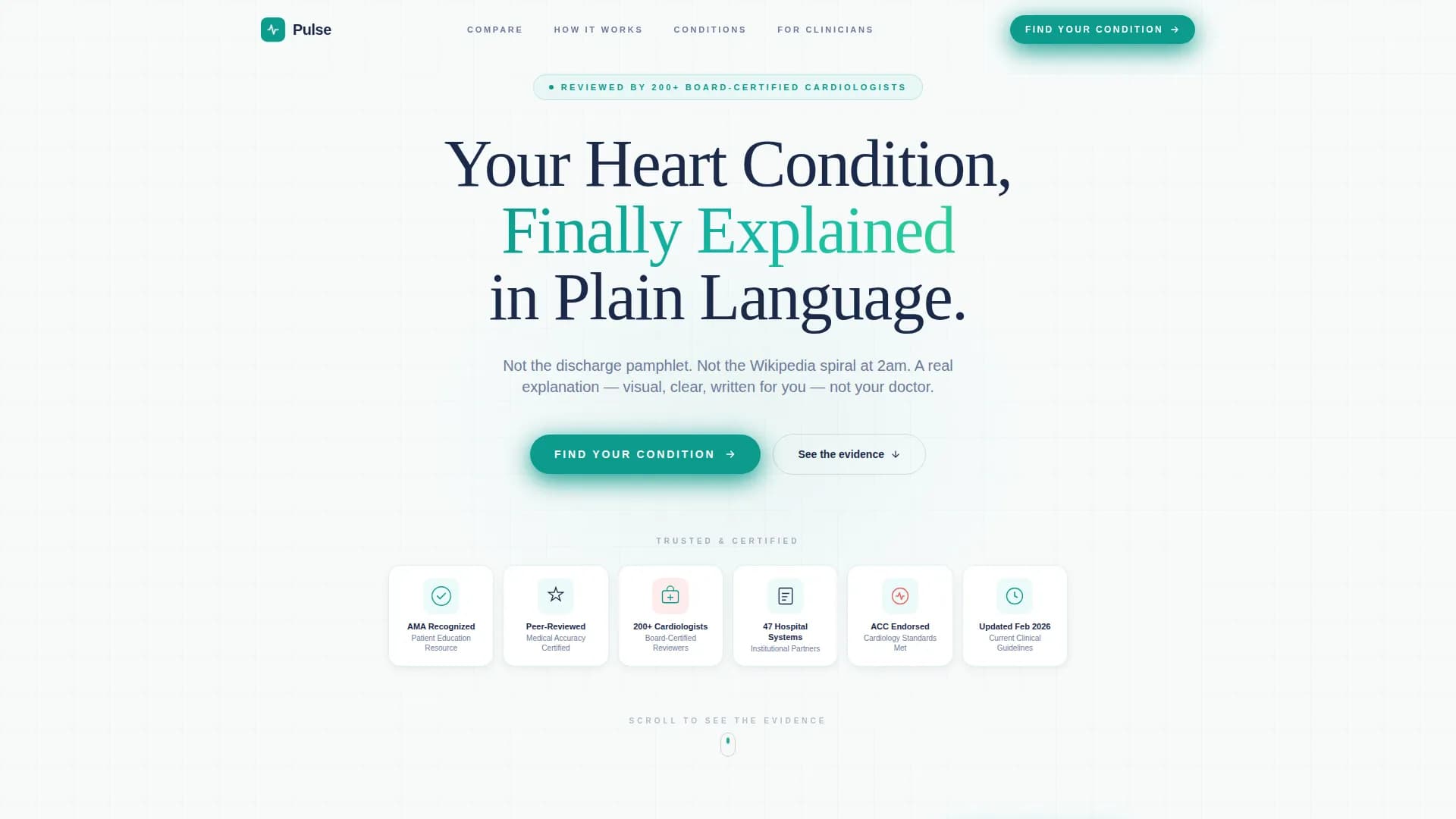 Cardiology Medicine Comparison Website Template