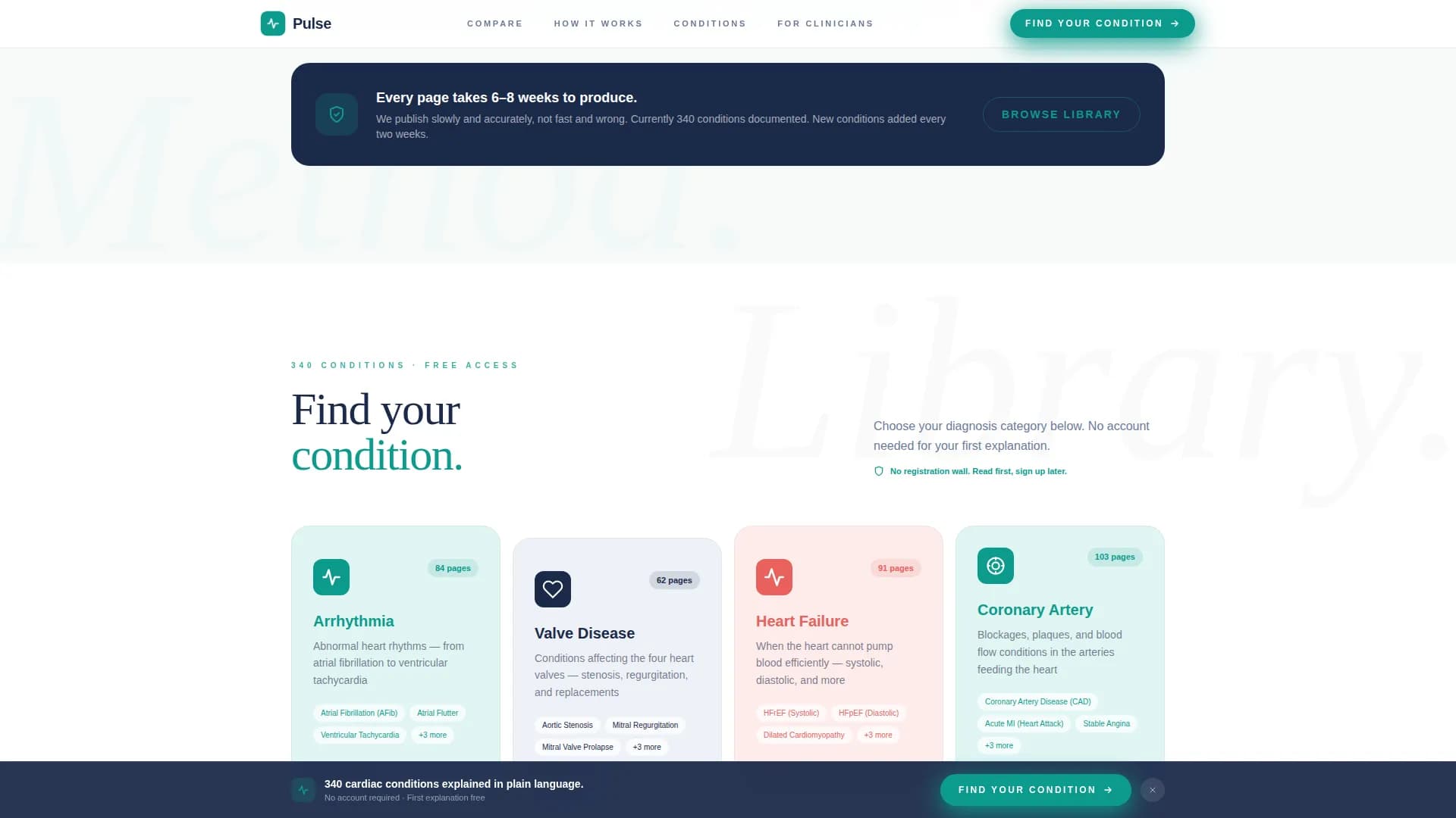 Cardiology Medicine Comparison Website Template