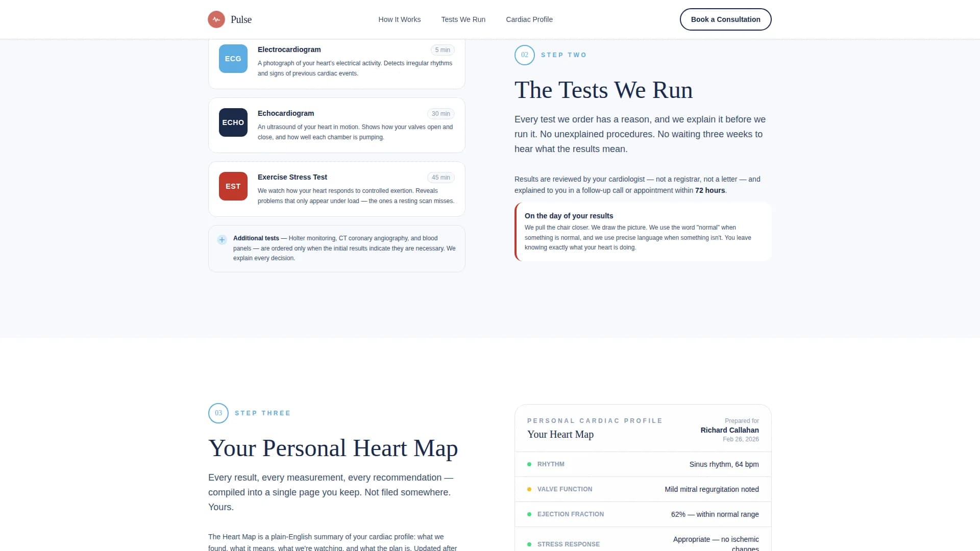 Pulse - Private Practice Landing Page Template