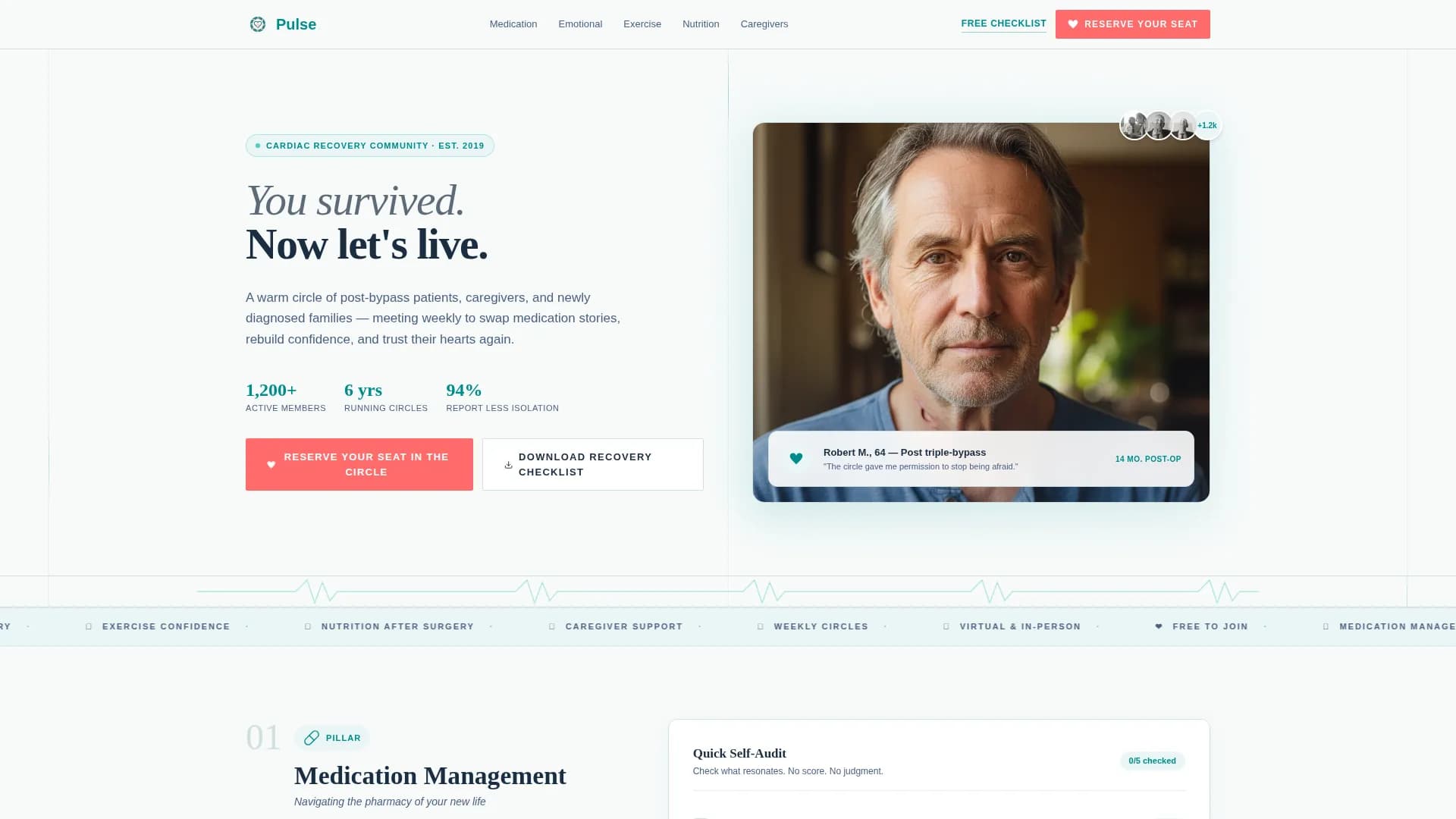 Cardiology Medicine Reviews Website Template