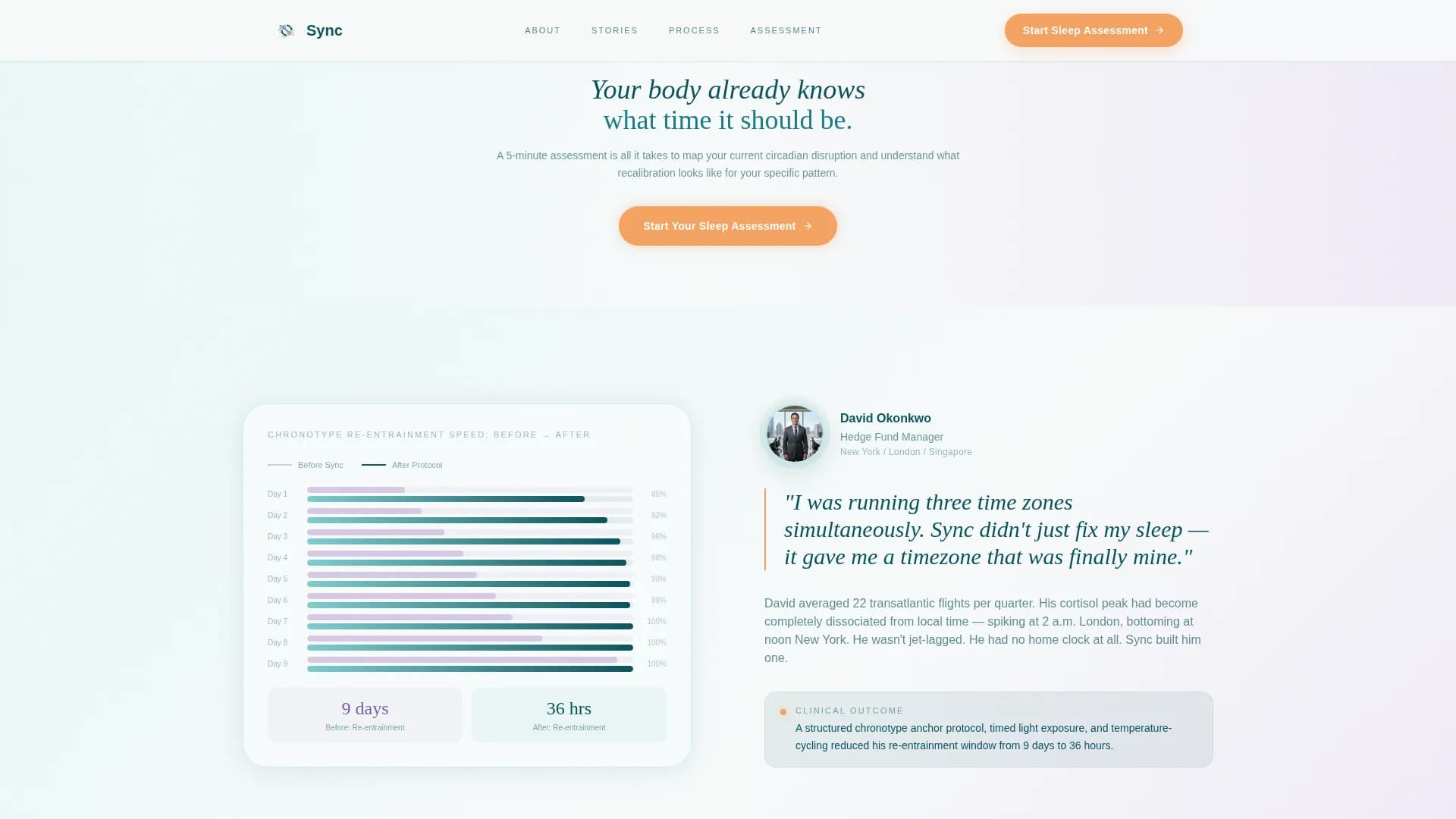 Sleep Medicine & Clinic Professional Website Template