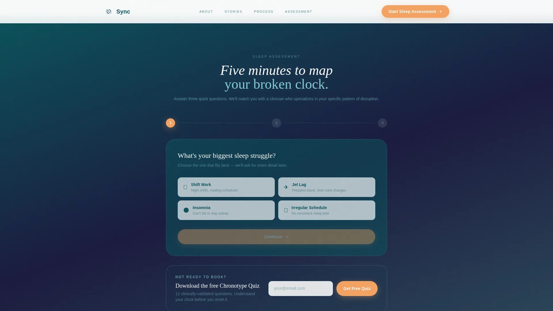 Sleep Medicine & Clinic Professional Website Template